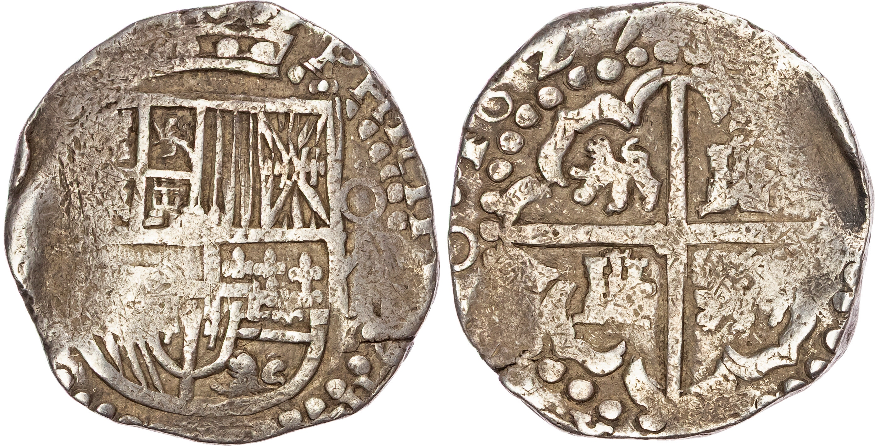 Bolivia, Philip IV (1621-1665), silver Cob of 8 Reales, 1627