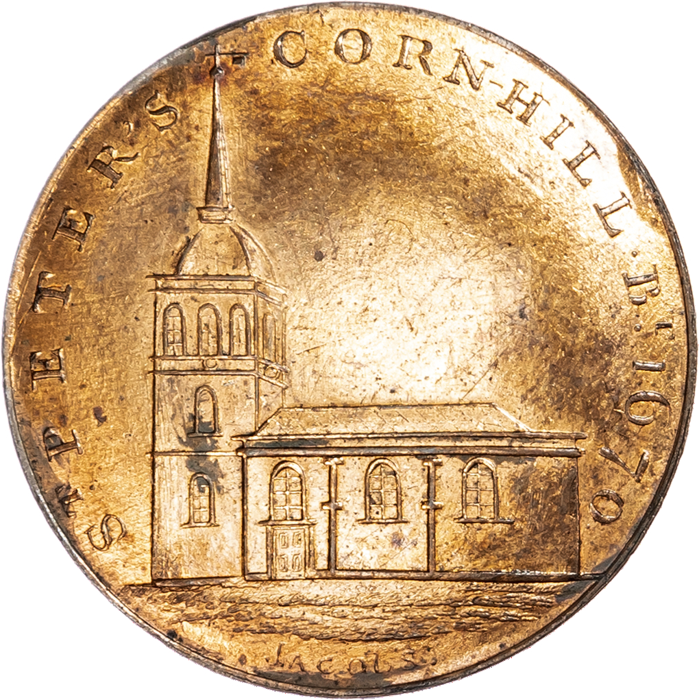 London - Holborn, Paul Skidmore’s ‘London Churches Series’ Halfpenny