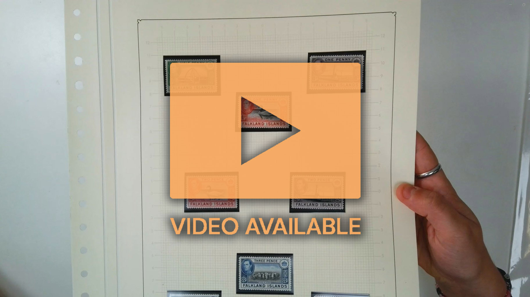 Falkland Islands 1938 set collection