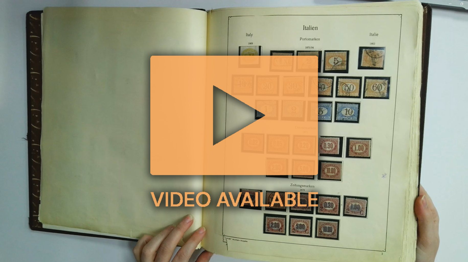 Italy 1862-1938 mostly unused collection on pages