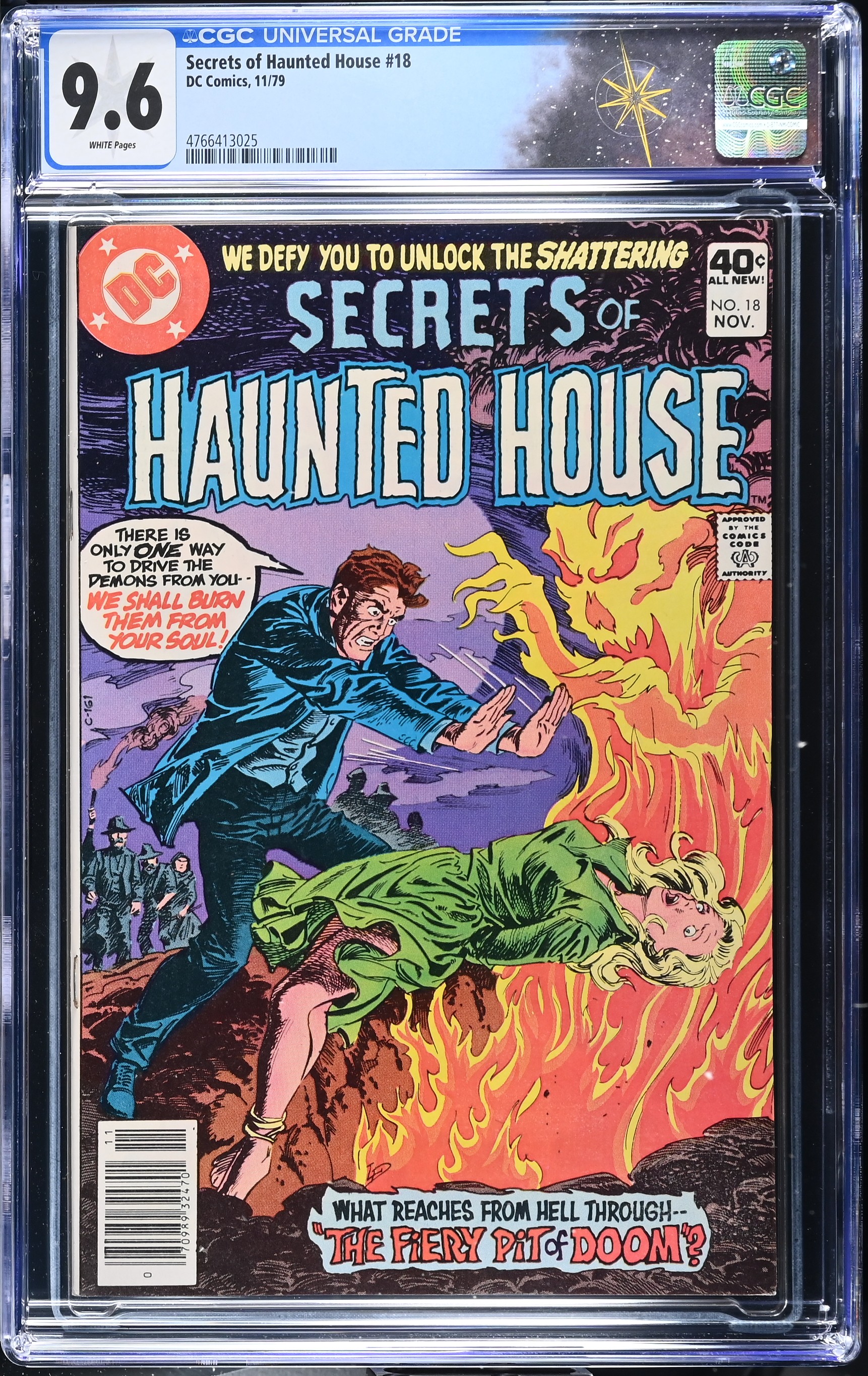 Secrets of Haunted House #18 CGC 9.6 Cover by Luis Dominguez (DC Comics, 1979) White Pages
