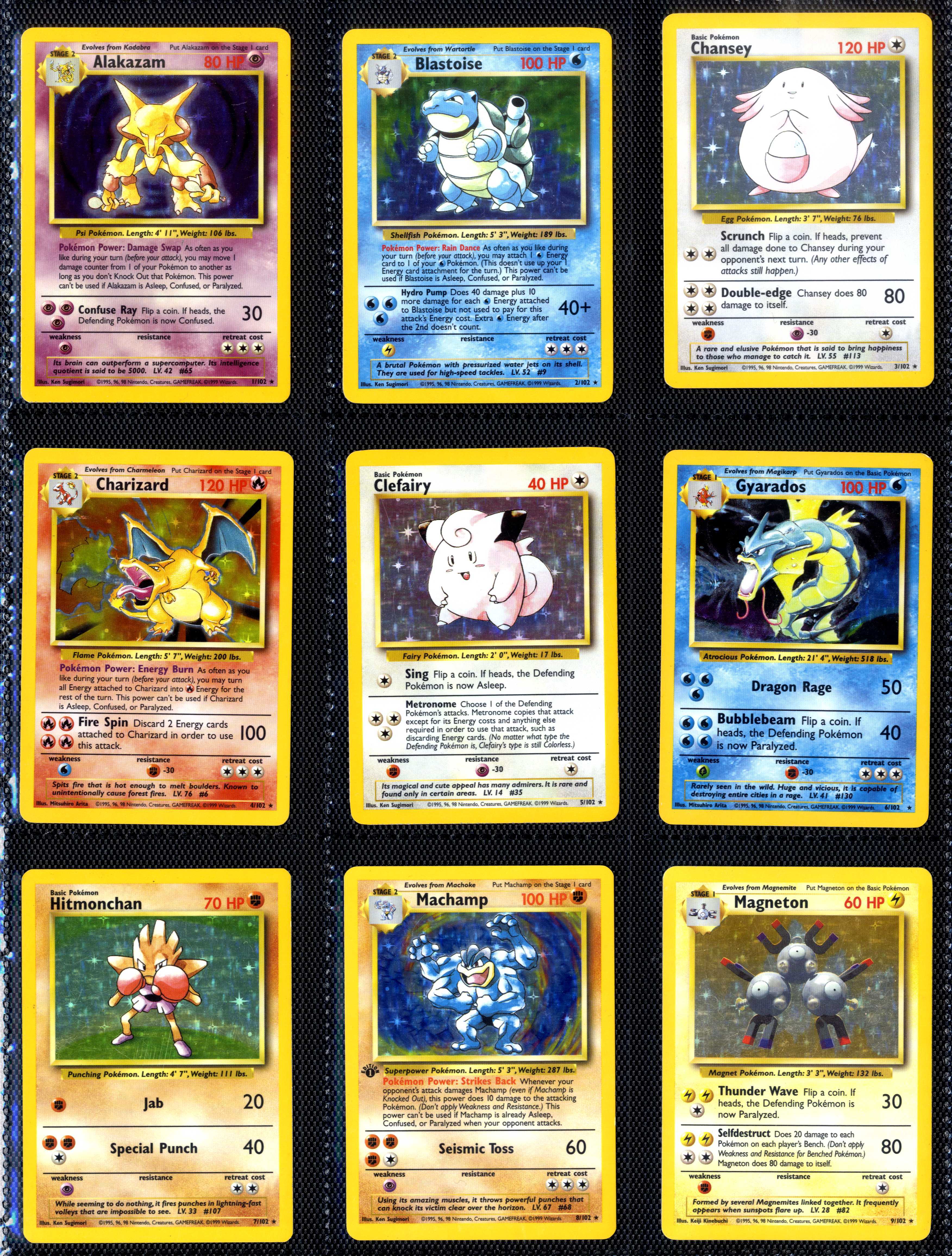 Complete Base Set - Unlimited 102/102