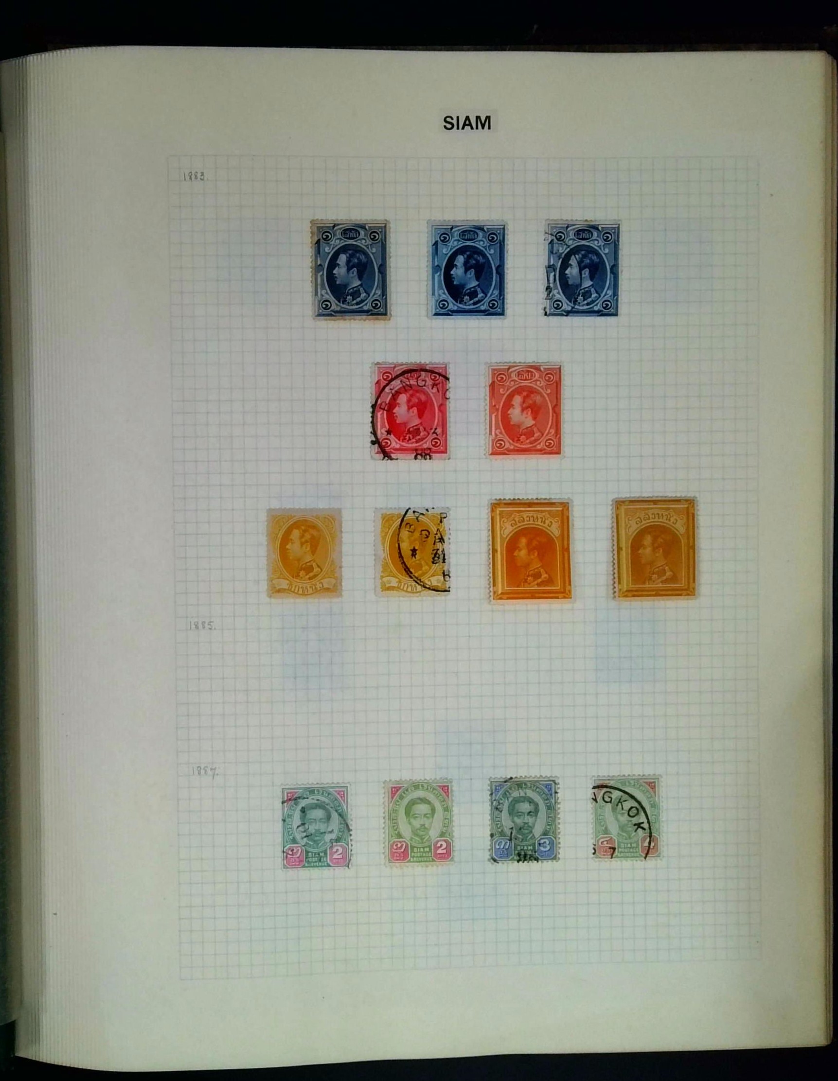 1883-1939 Collection in Imperial Album with...