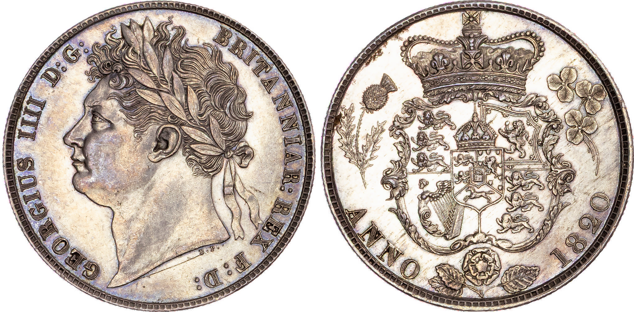 George IV (1820-1830), AR Halfcrown, 1820.