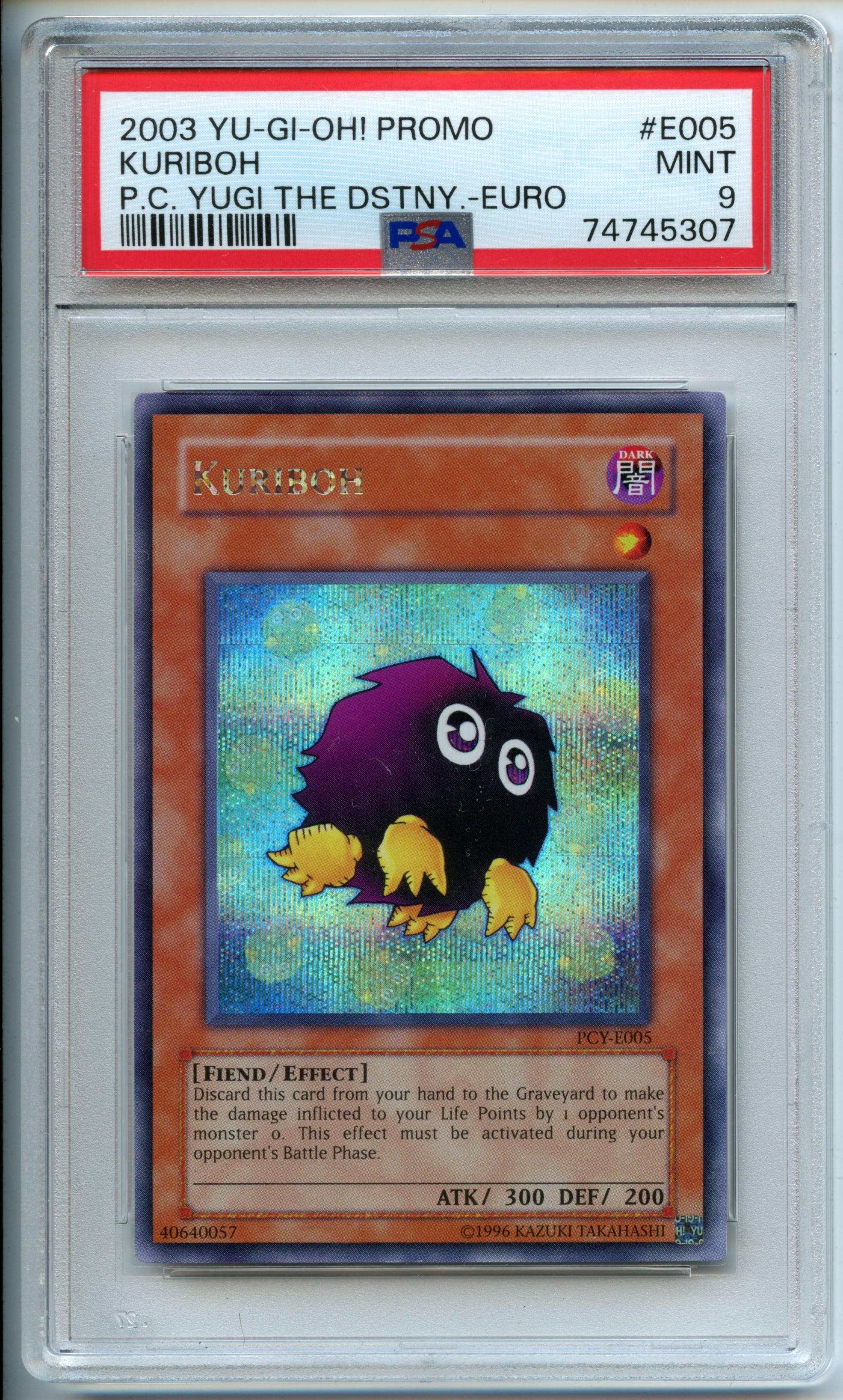 Yu-Gi-Oh! - Kuriboh  - Power Of Chaos : Yugi the Destiny - PSA 9