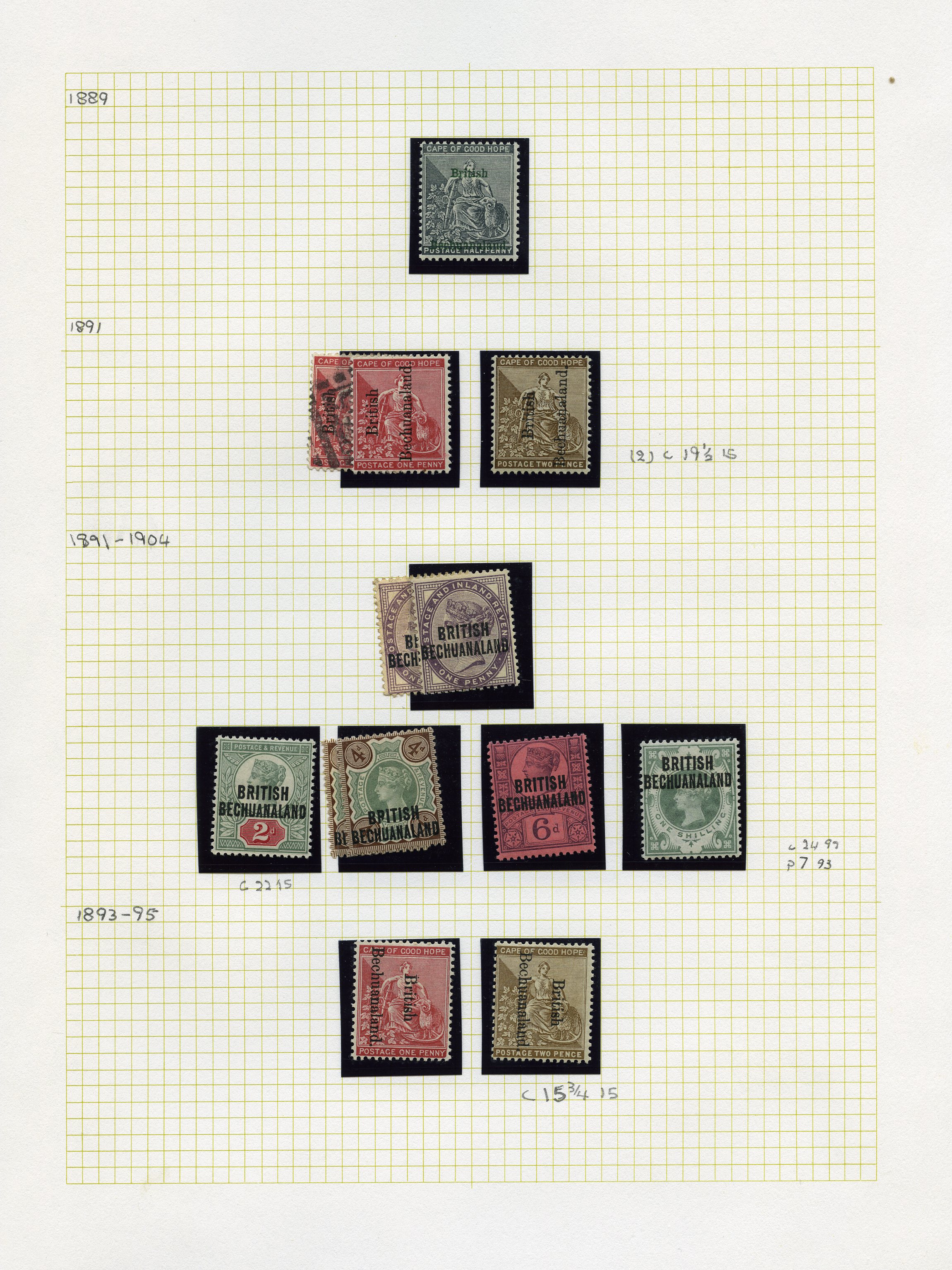 Mainly mint collection including 1885-87, 1888...