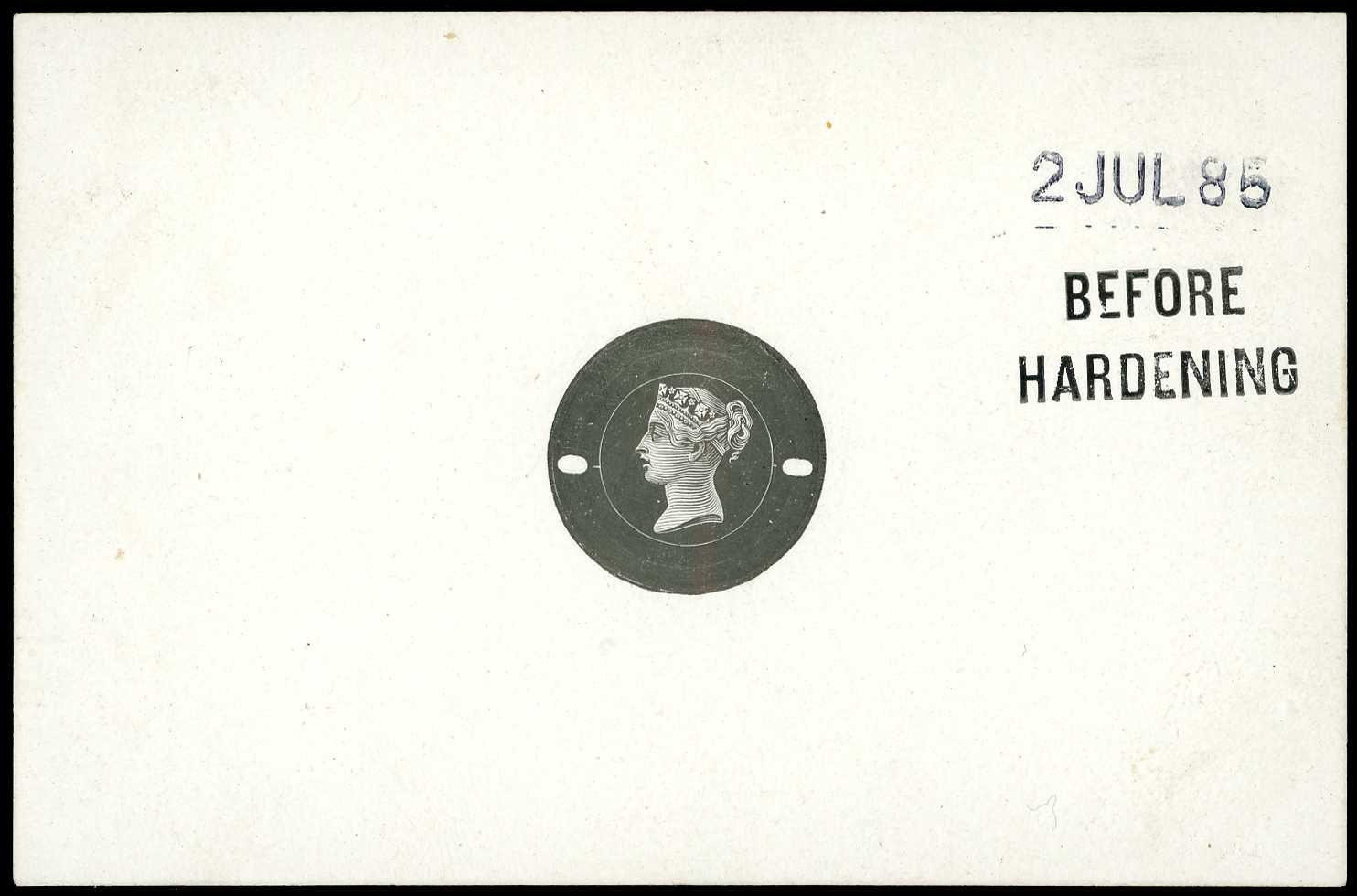 1885 Head Die proof for the Jubilee issue...