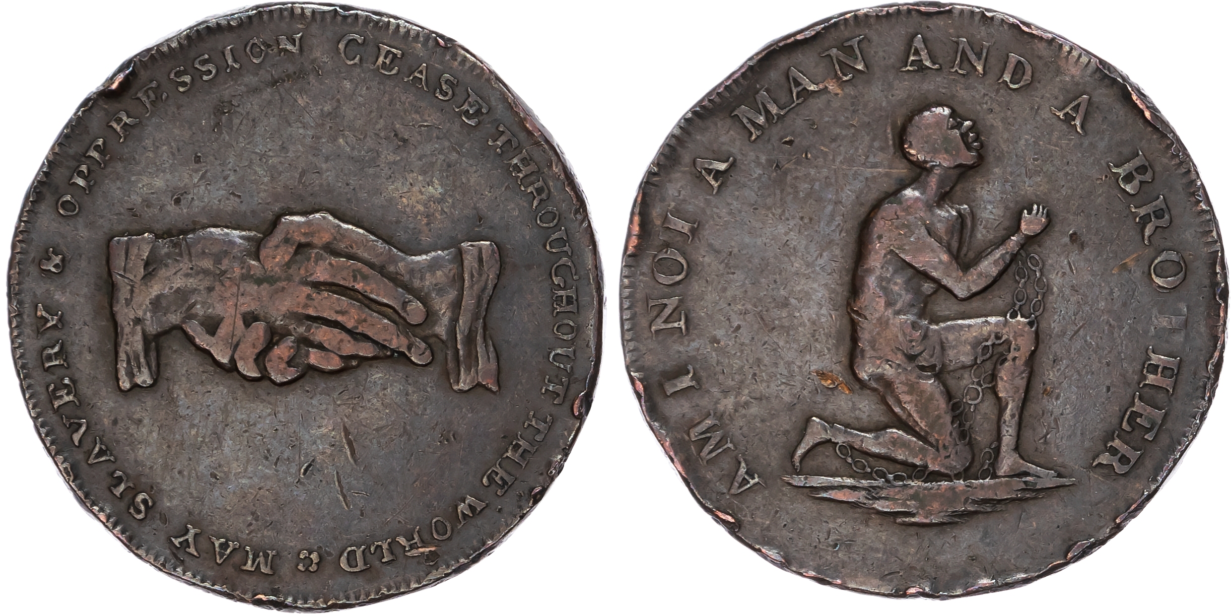 London, Political series, Lot of similar tokens, edge PAYABLE IN DUBLIN CORK OR BELFAST, (DH 1039a) (3) and ed…