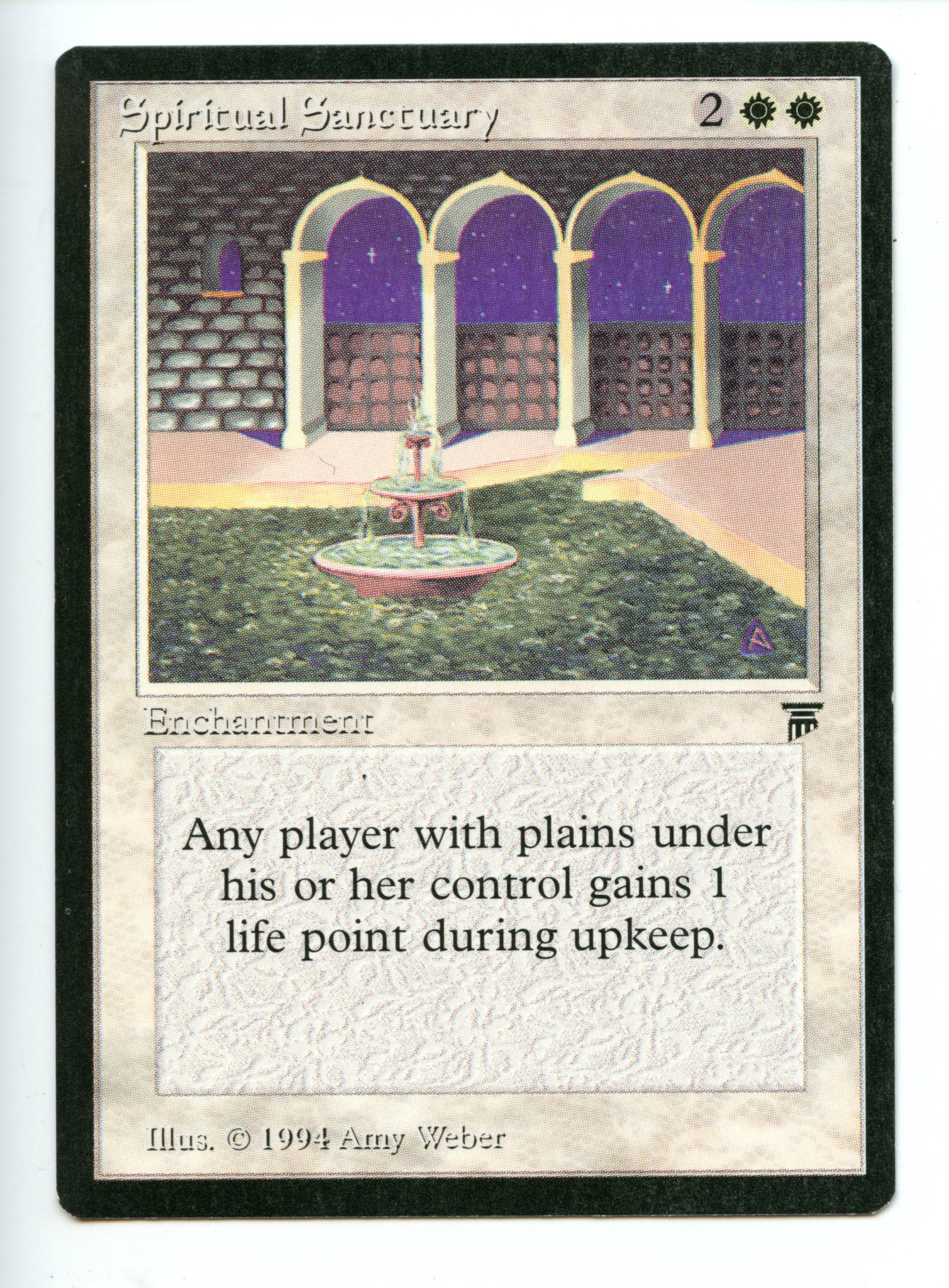 Magic the Gathering - Spiritual Sanctuary   - Legends - Lightly Played 