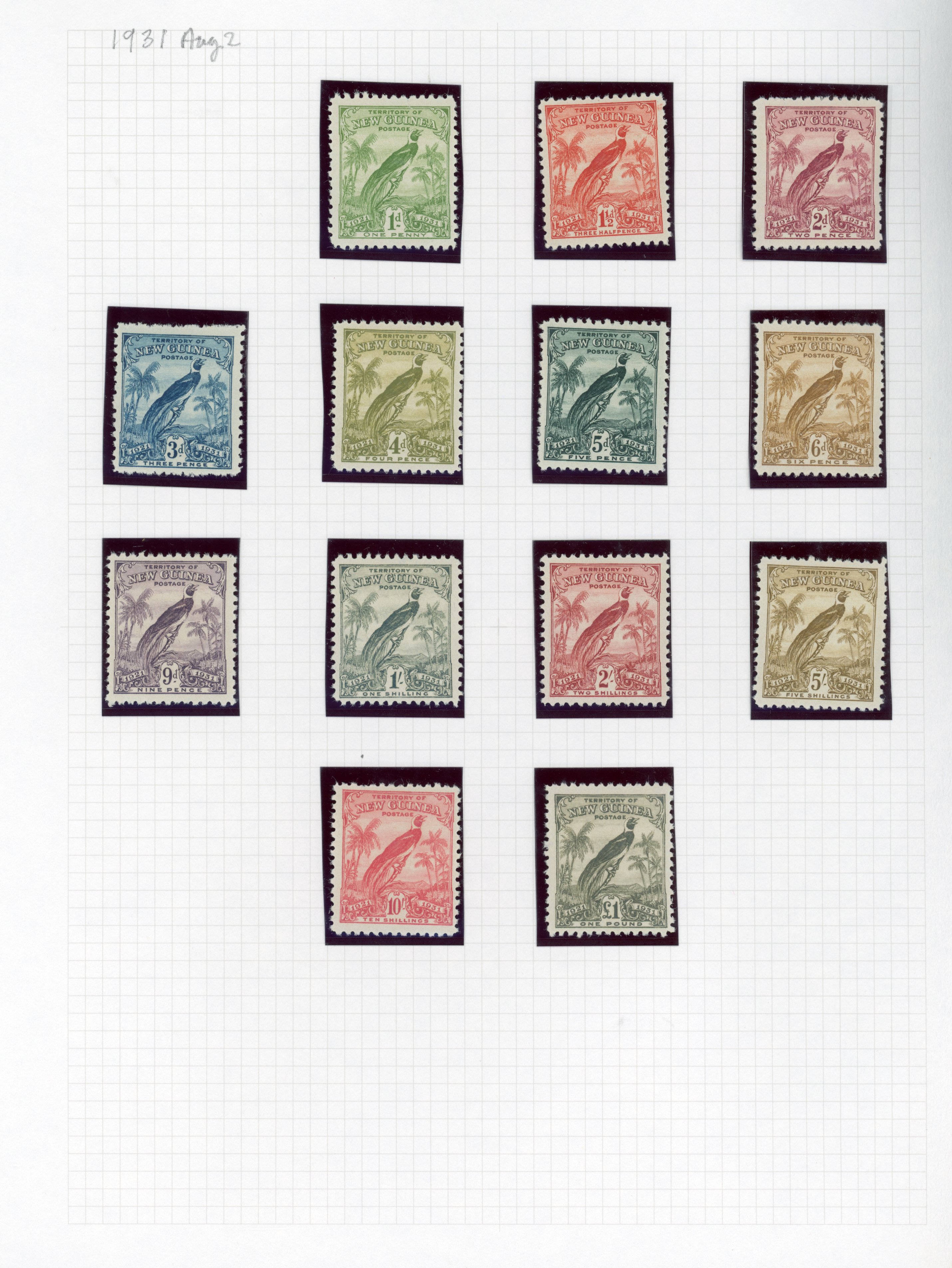 New Guinea collection mint