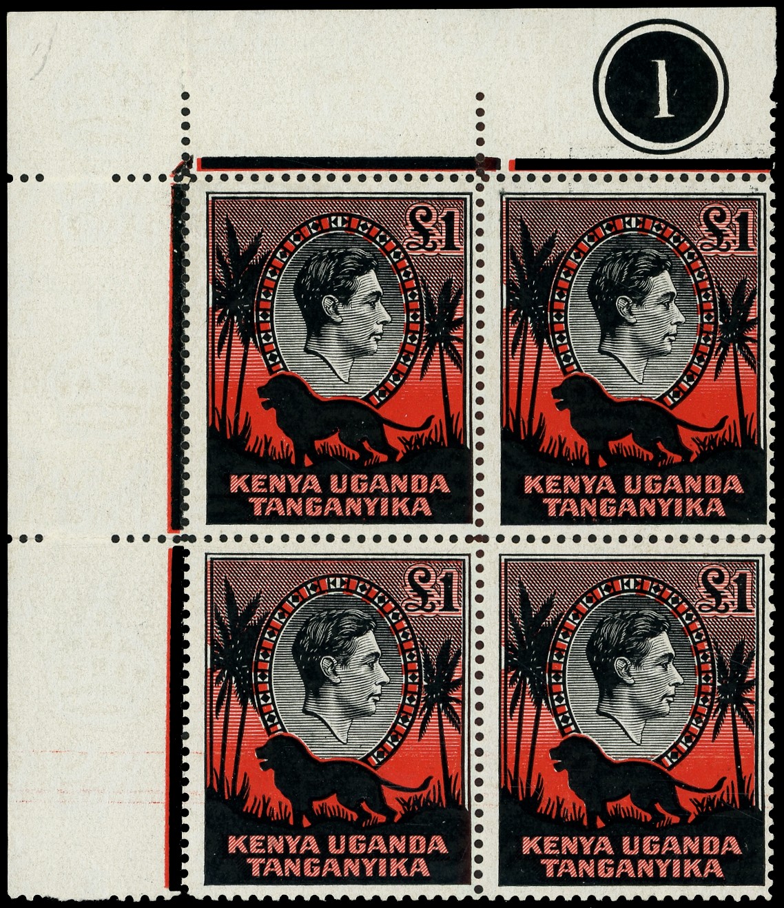 KUT SG 150a Plate block...