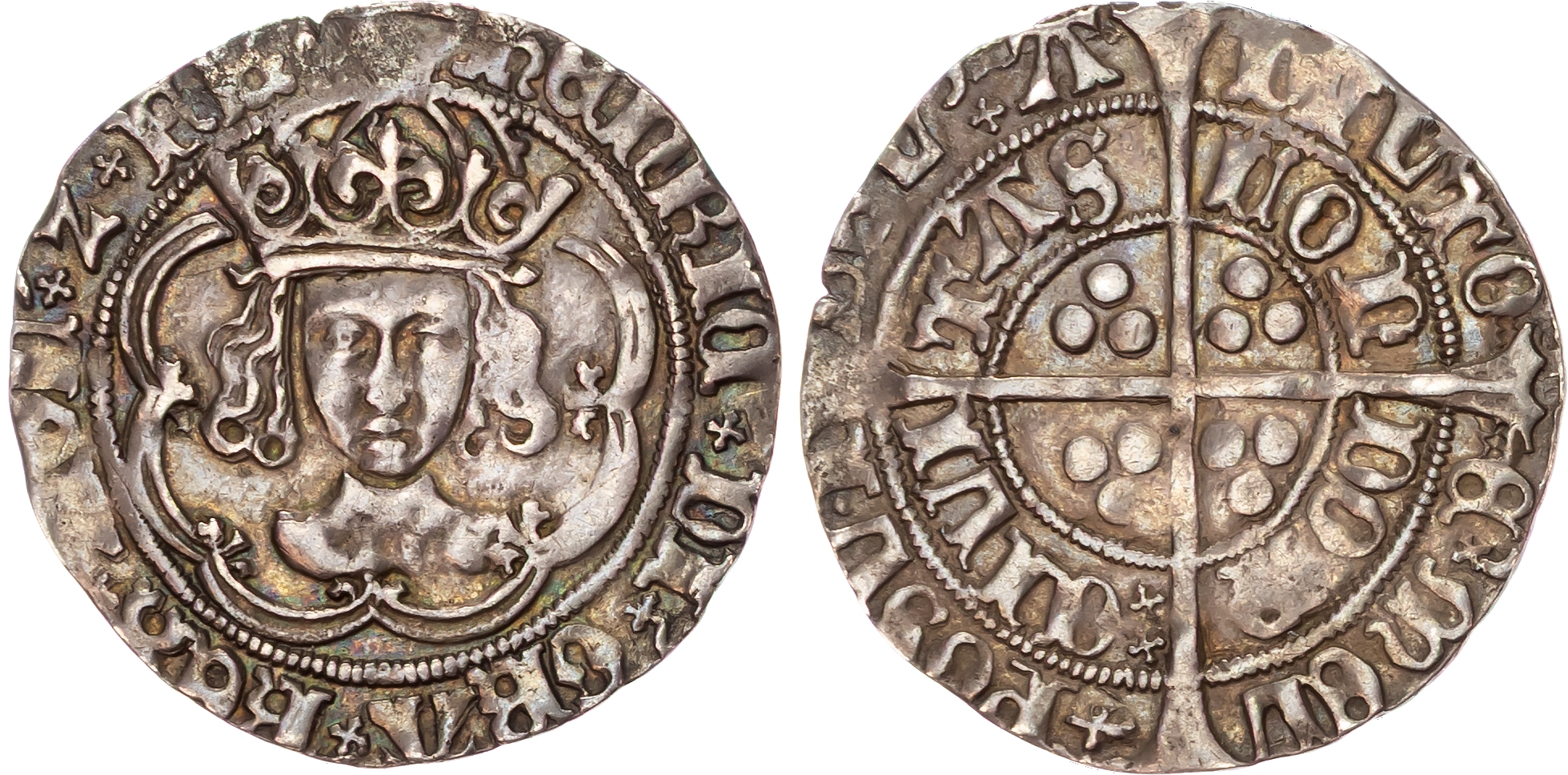 Henry VII (1485‑1509), AV Groat, 3.14gms., class IIIc. 