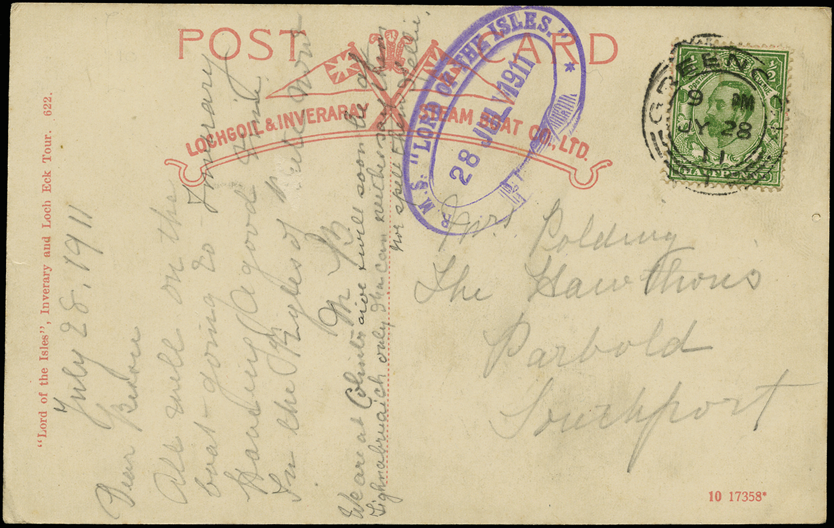 Great Britain 1911-25 KGV postal history selection