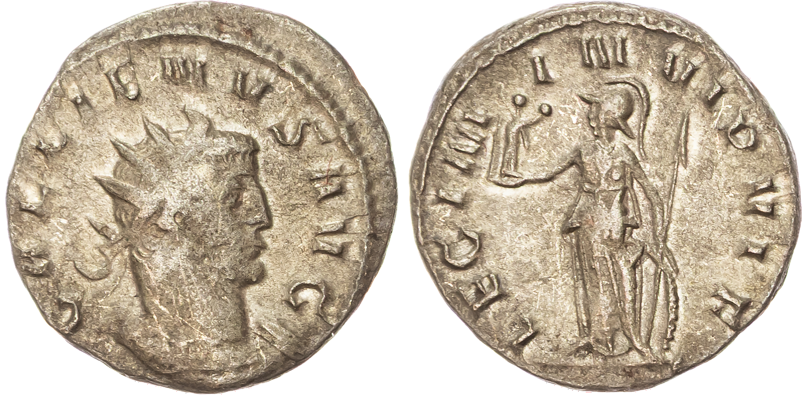 Gallienus (AD 253-268), Antoninianus, 'Legionary Series', Milan, AD 260-261, 3.86g. 