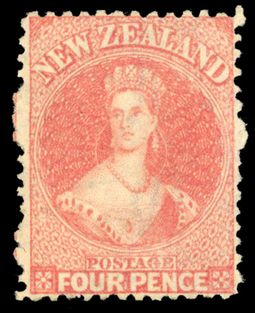 NEW ZEALAND 1864-71 4d SG 119 unused
