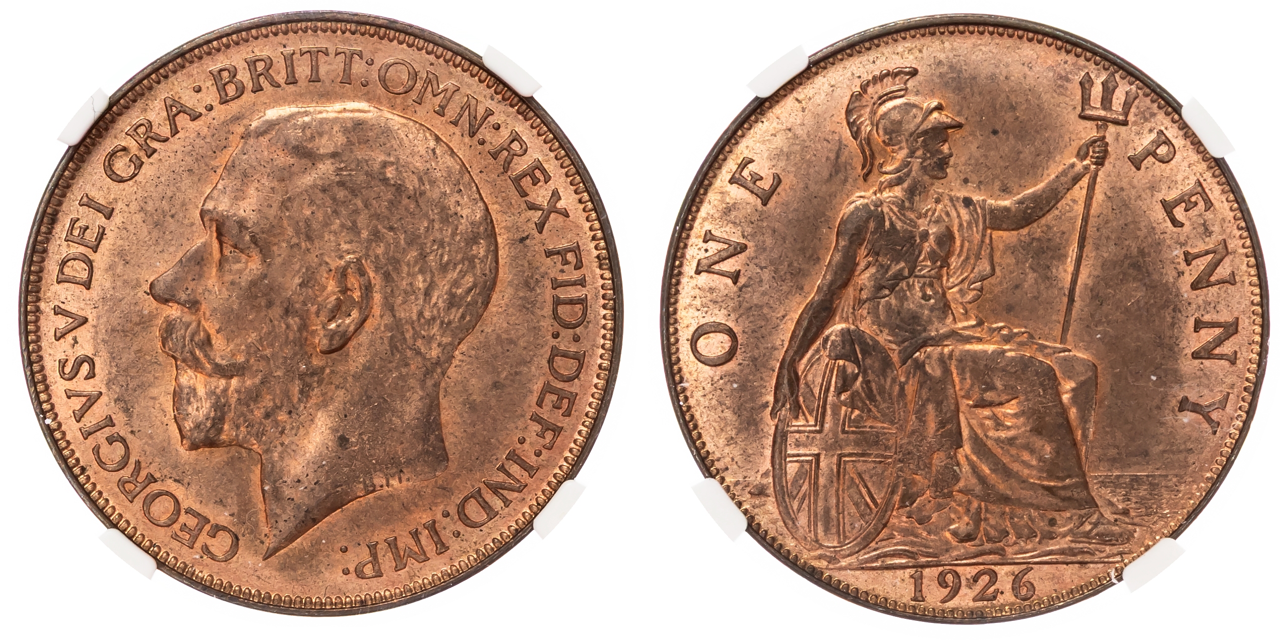 George V (1910-1936), Penny, 1926. 