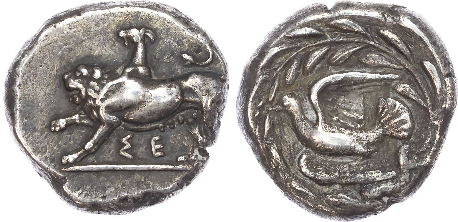 Sikyonia, Sikyon (c. 431-400 BC) AR Stater, 12.24g. 