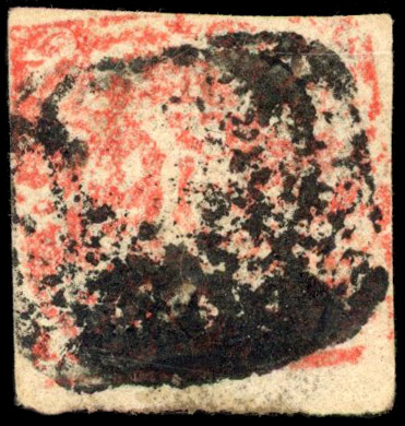 IFS Jammu & Kashmir 1877 (½a) ''seal provisional'' rose-red, SG 86
