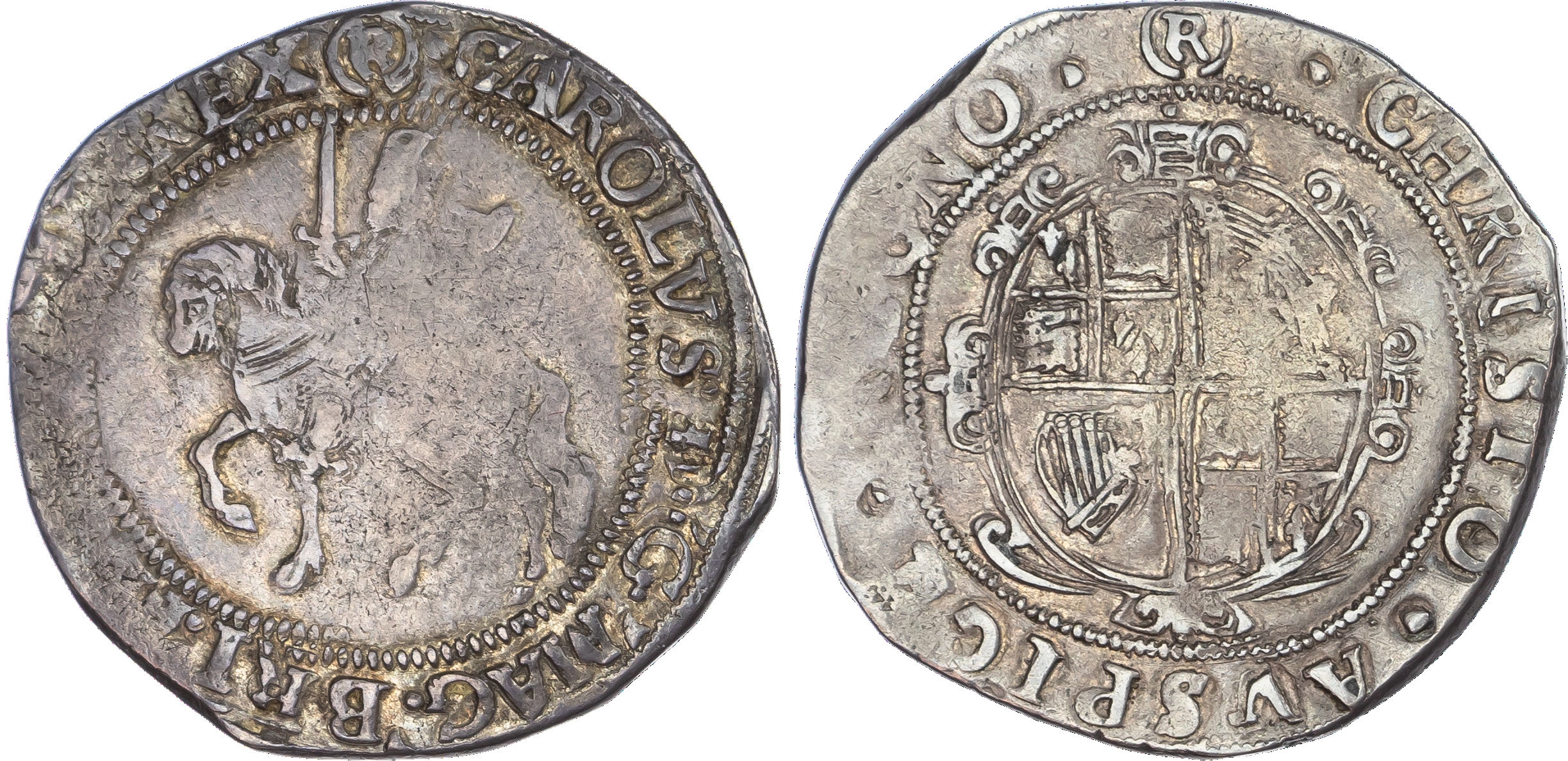Charles I (1625 ‑1649), AR Halfcrown, 14.61gm., Tower Mint under Parliament