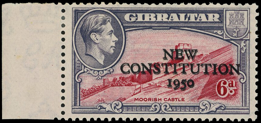 Gibraltar SG 142a mint