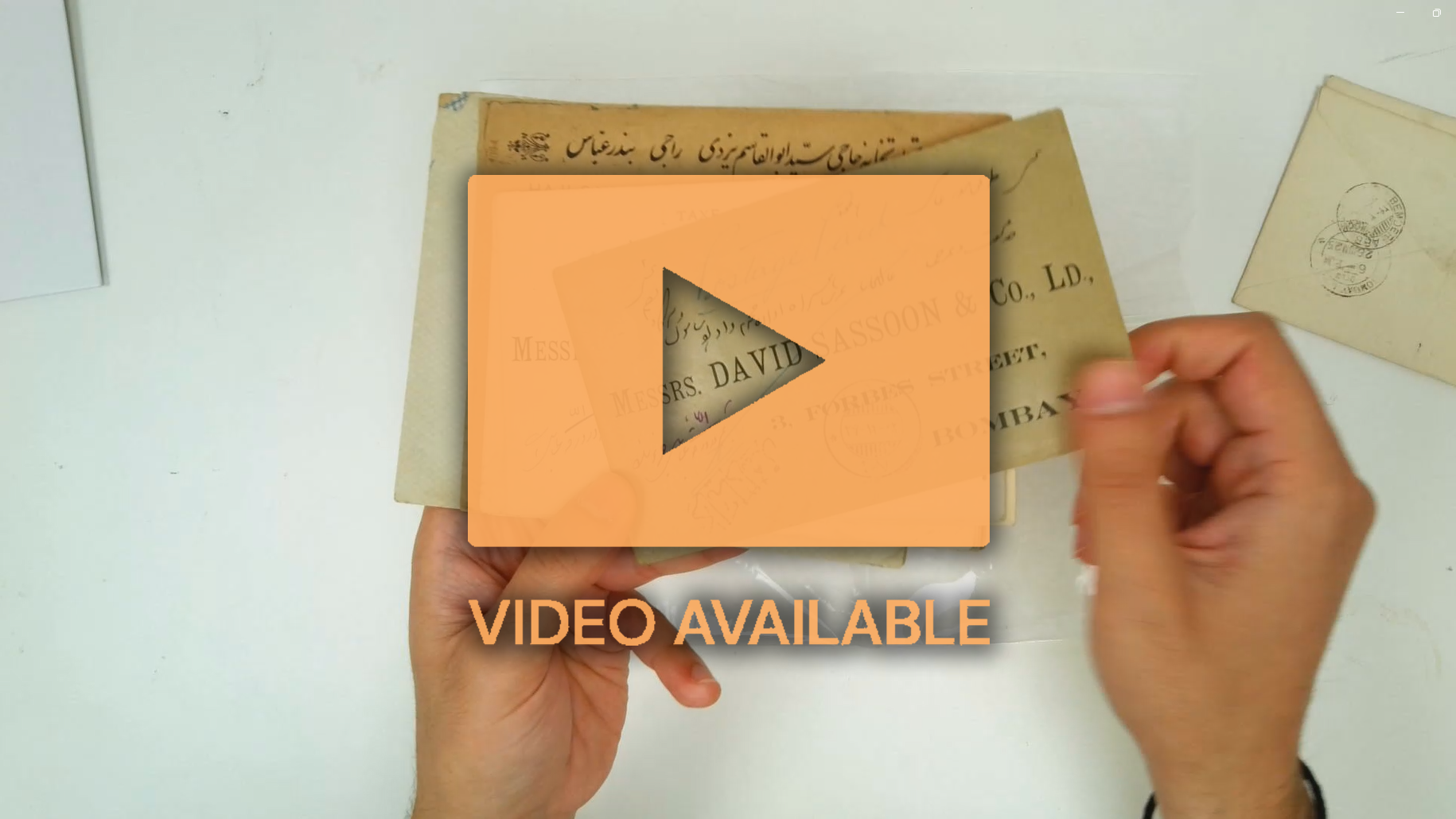 Iran 1925-26 Fee Paid stampless covers to Bombay