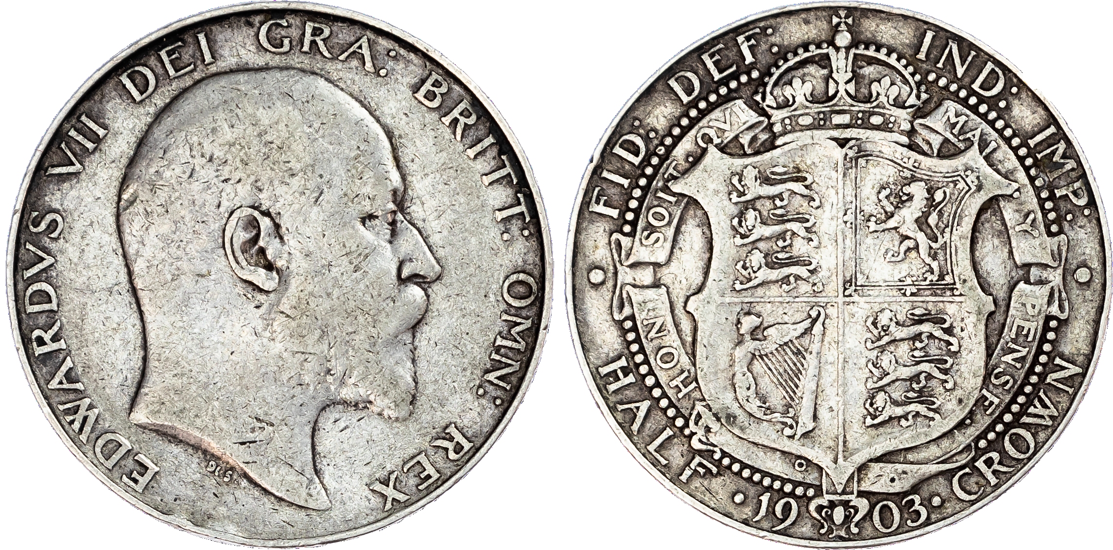 Edward VII (1901-10), Halfcrowns, 1903 and 1904