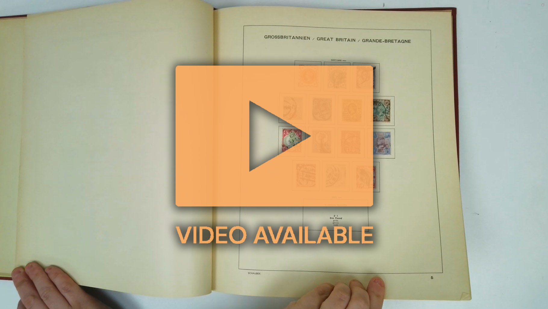 GB collection/accumulation in albums and stockbooks