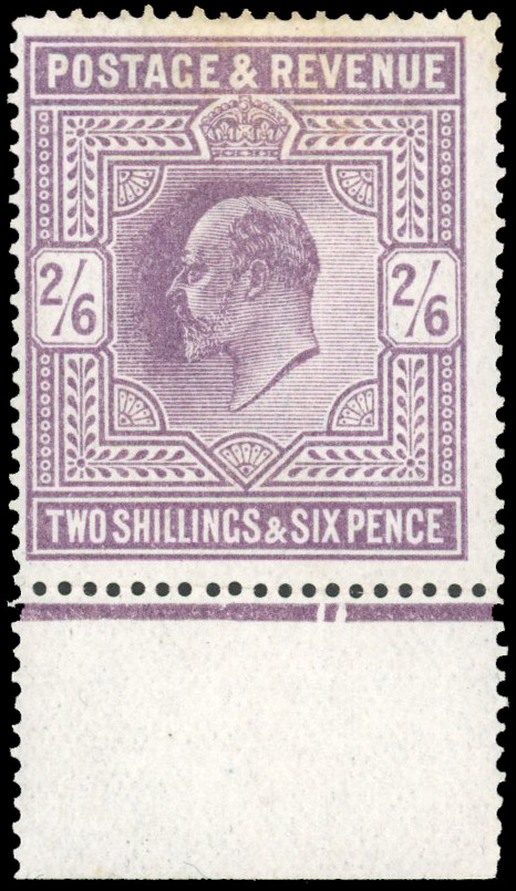 1911-13 Somerset House 2s6d dull greyish purple