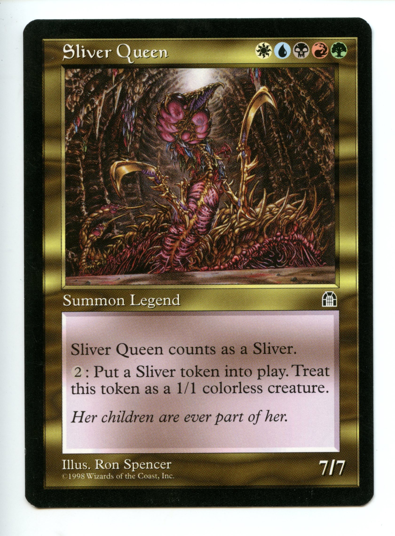 Magic the Gathering - Sliver Queen  - Stronghold - Near Mint