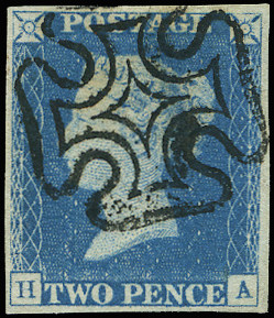 GB 1840  SG6 Pl.1 Used