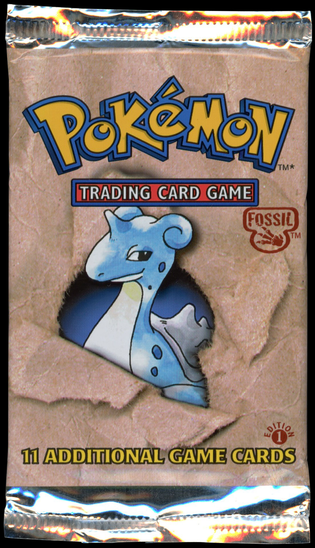 Pokémon TCG - Fossil 1st Edition Sealed Heavy Booster Pack