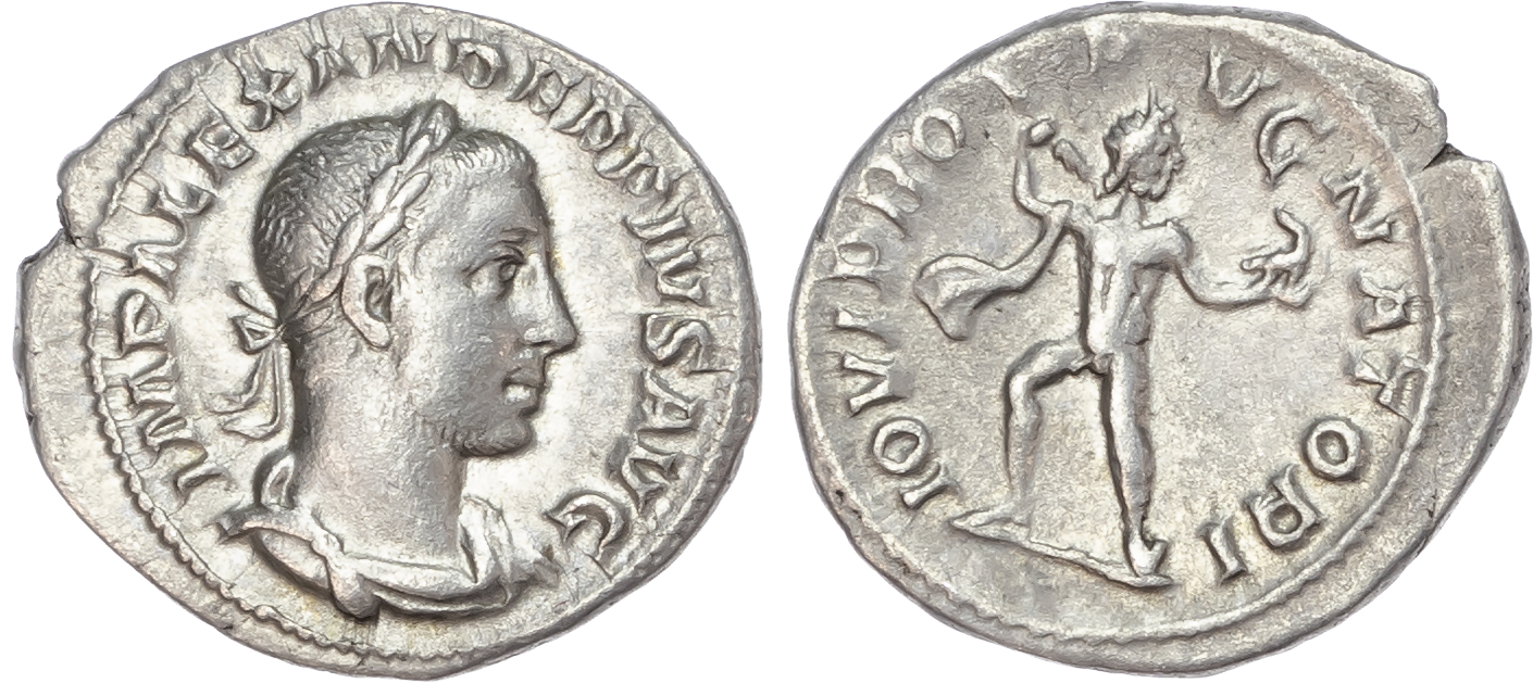 Severus Alexander (AD 222-235) AR Denarius, Rome, AD 232, 2.89g. 