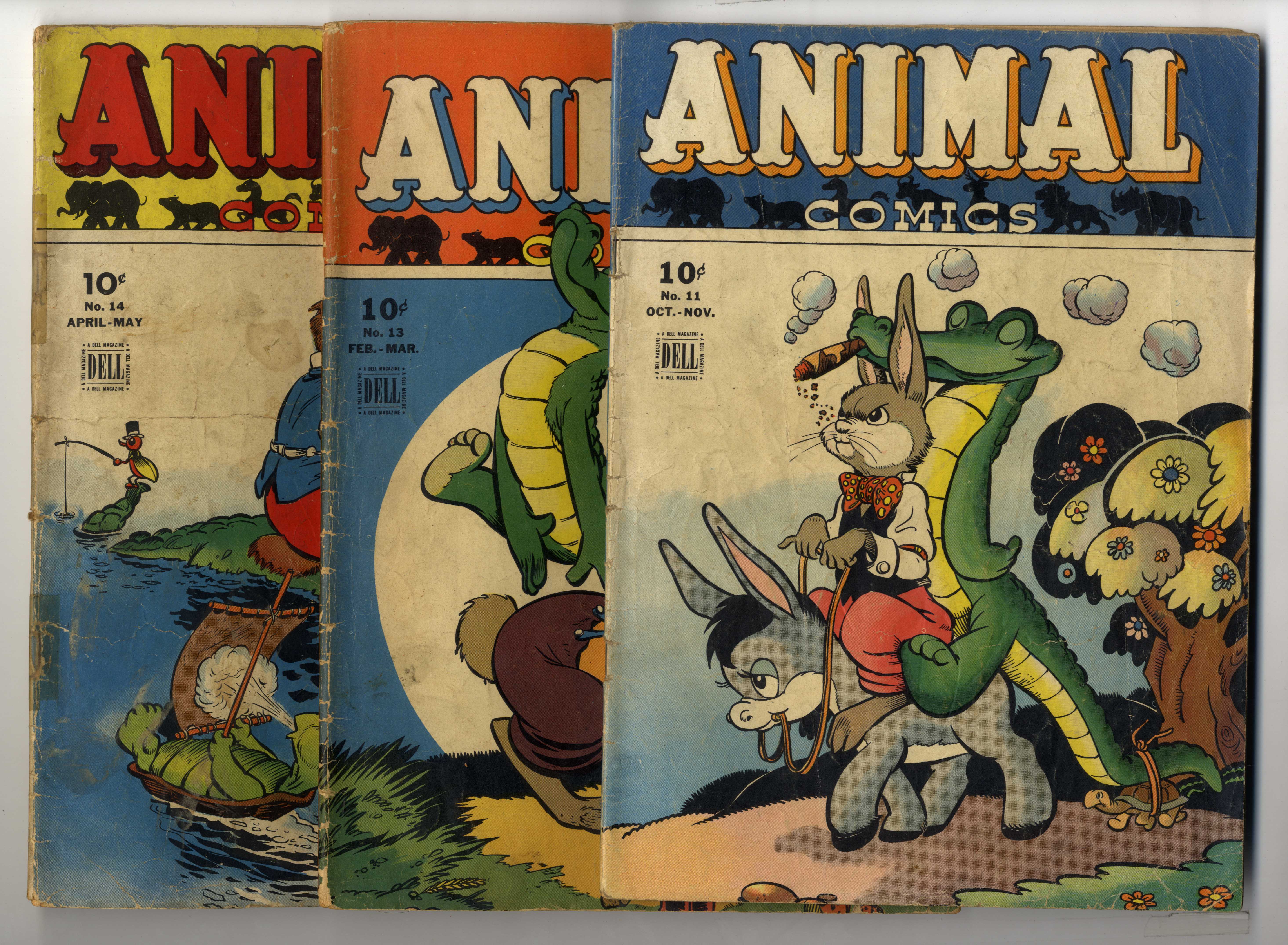 †Animal Comics (Dell, 1944-1948) Bundle of 16 issues
