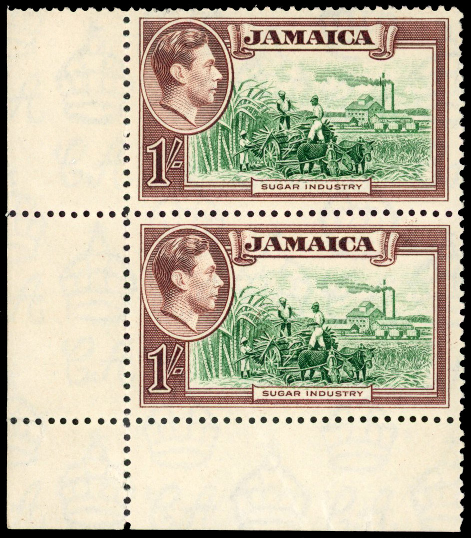 Jamaica SG 130a pair mint