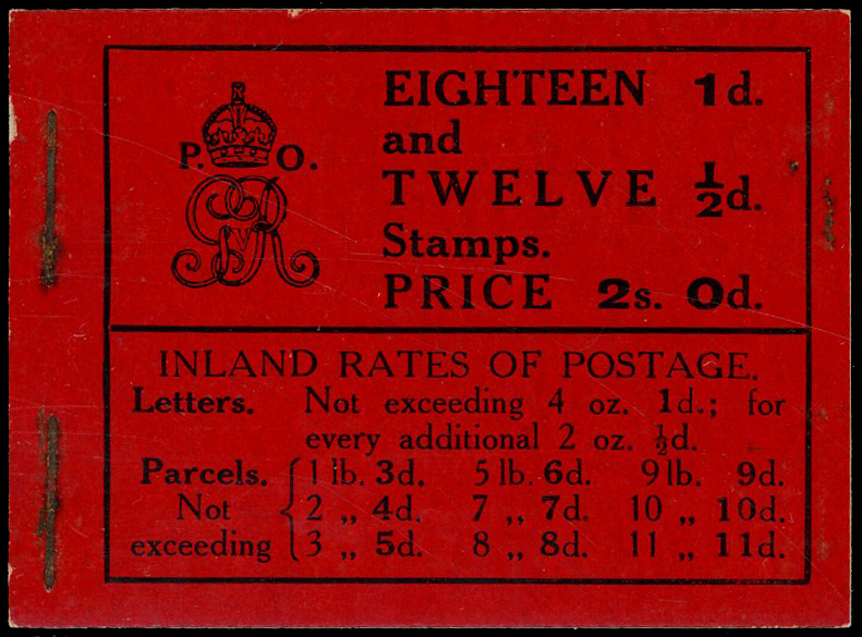 Great Britain SG BB3 booklet 