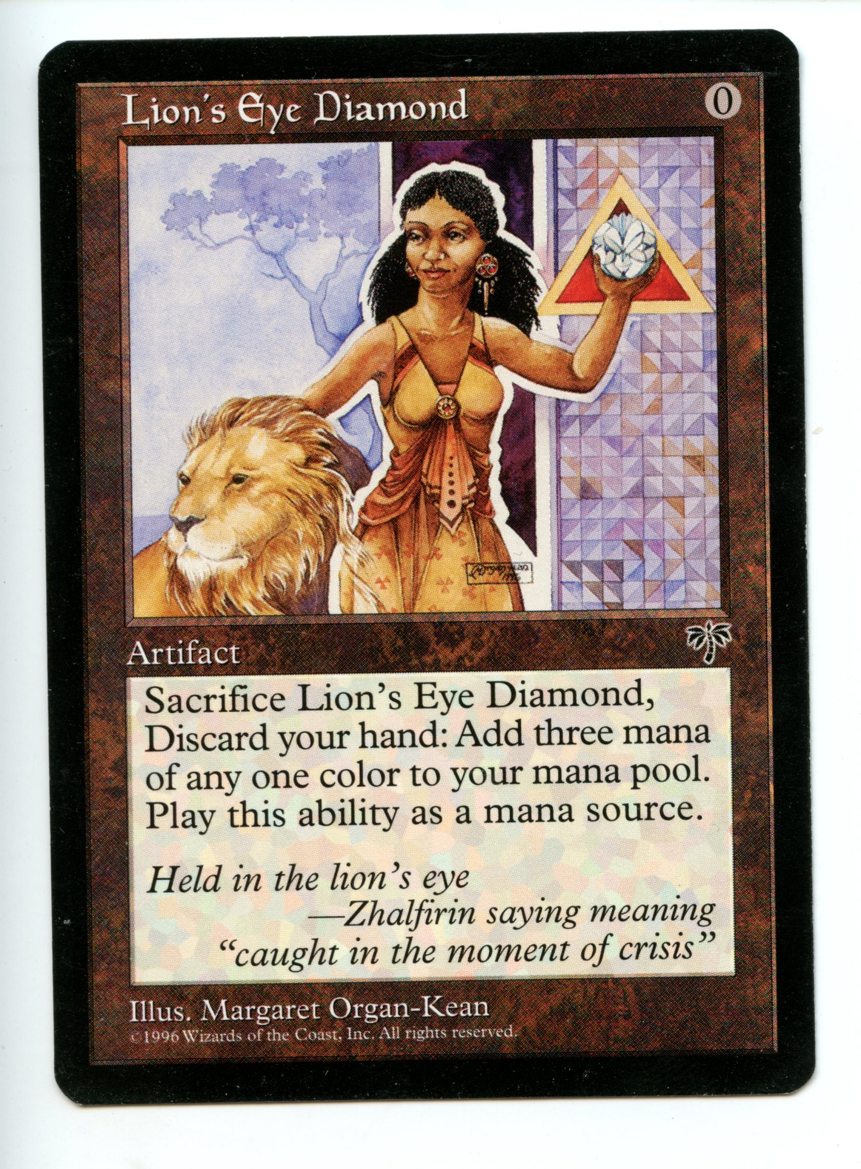 Magic The Gathering - Lion's Eye Diamond - Mirage - Lightly Played Condition