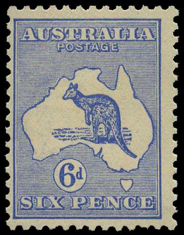 Third Watermark: 1915-27 6d ultramarine Die...