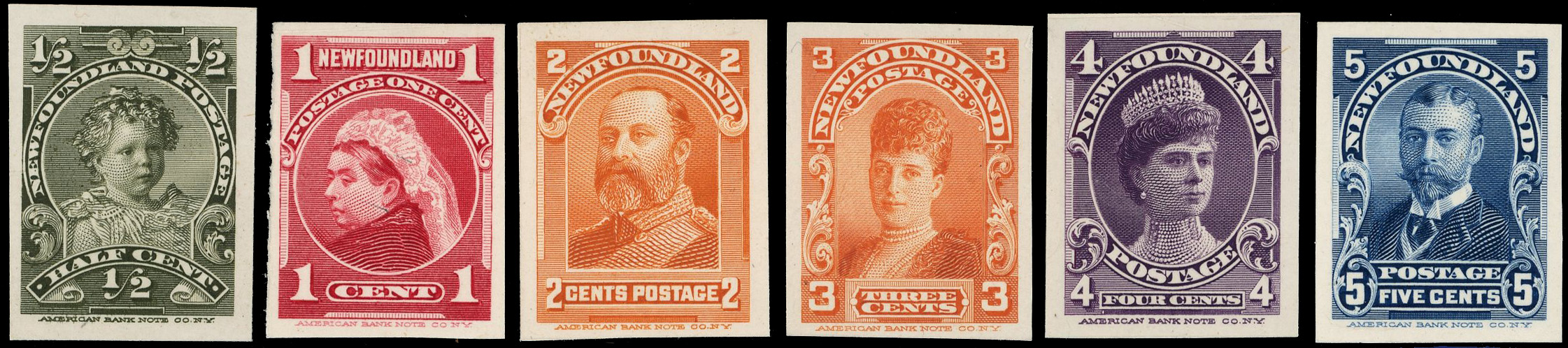 Newfoundland 1897 Royal Family issue balance...
