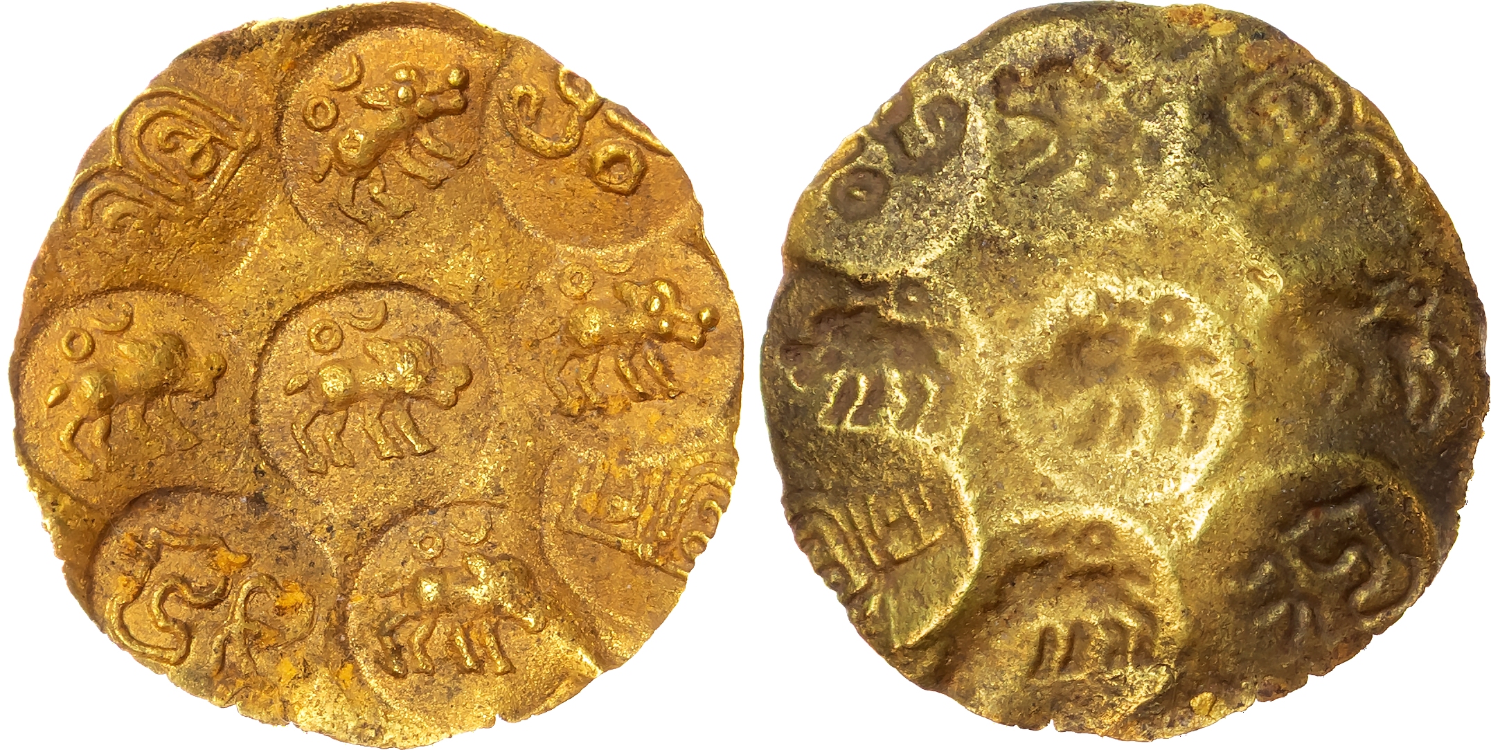 India, Kakatiyas of Warangal, gold Gadyana