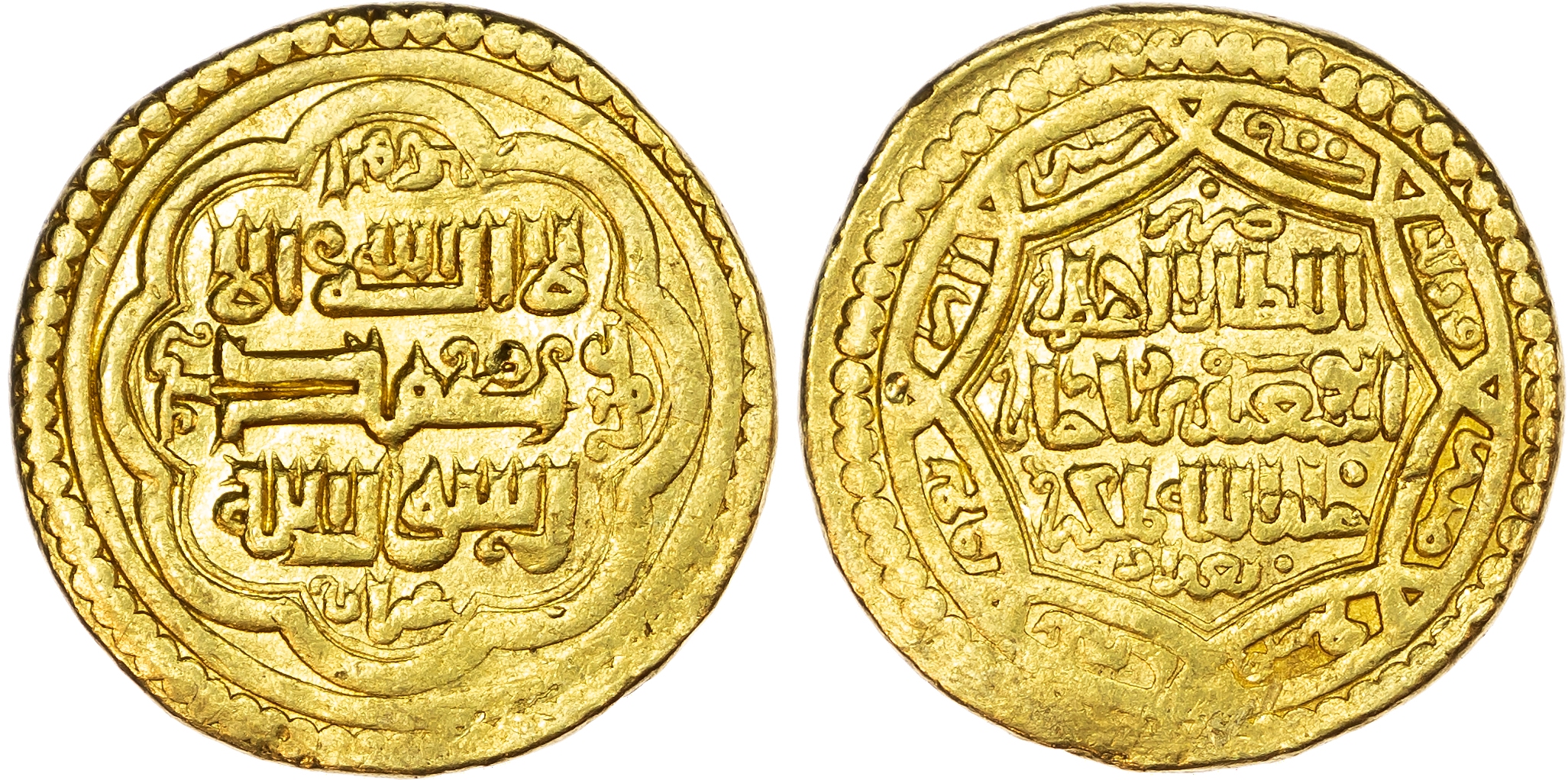 Ilkhanid, Abu Sa’id Bahadur (AH 716‑736 / 1316‑1335 AD), gold Dinar, AH 734 / 1333/4 AD, Baghdad