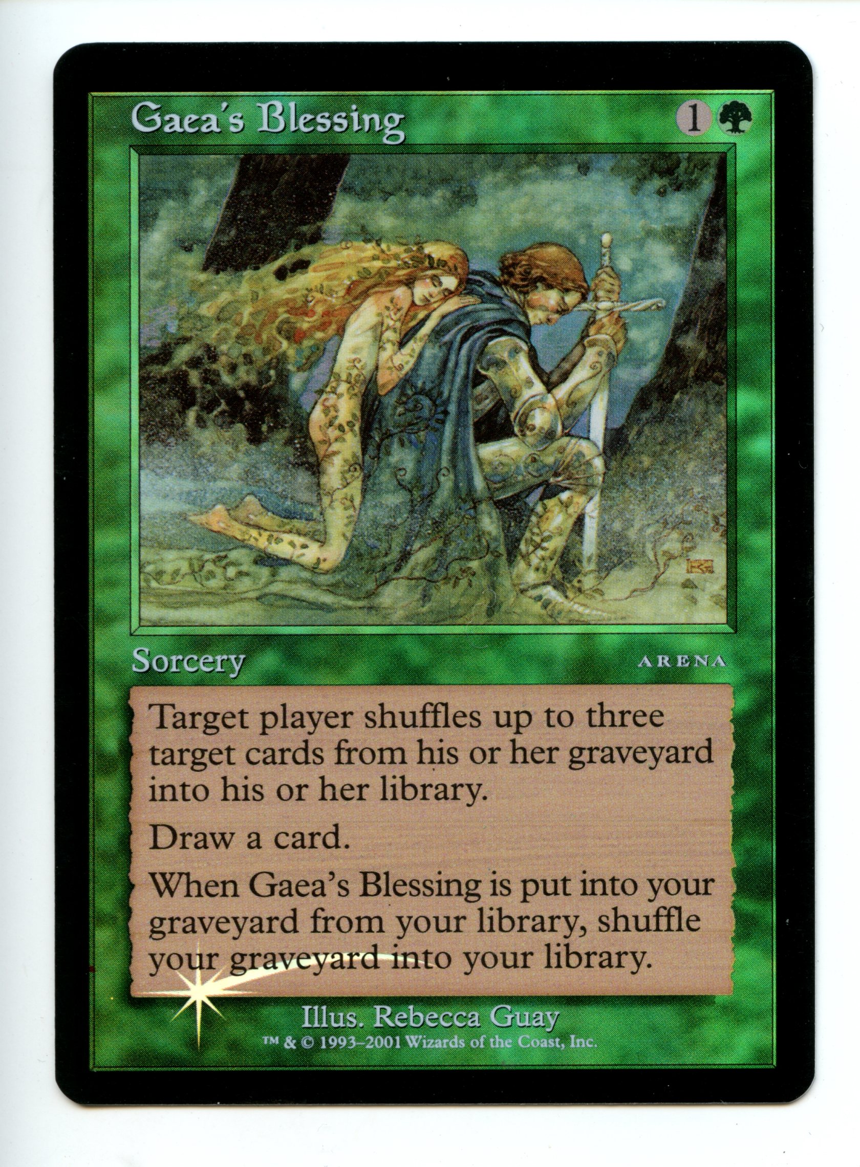 Magic The Gathering - Gaea's Blessing FOIL - Arena League Promos - Lightly Played