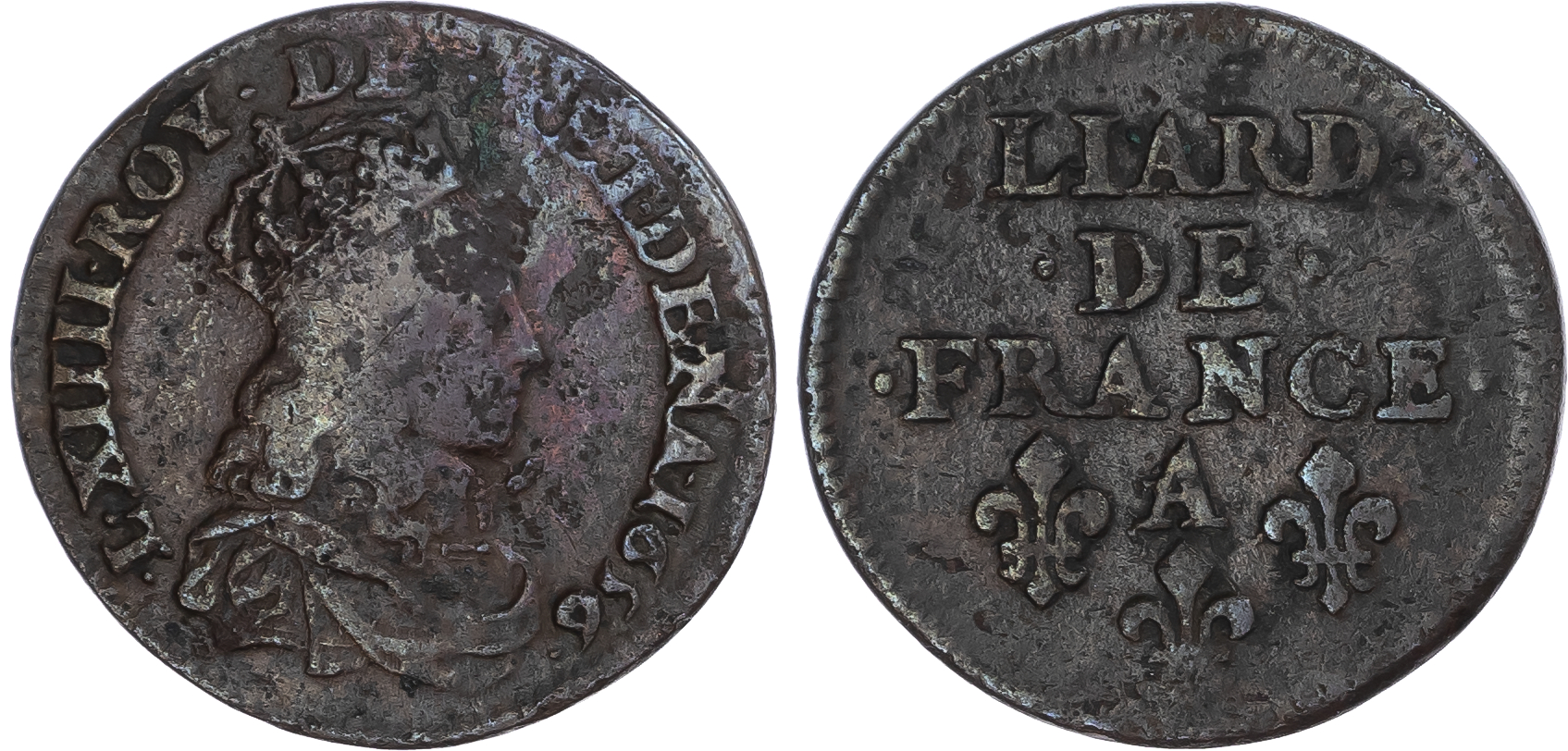 France. Louis XIV CU Laird. 1656. 