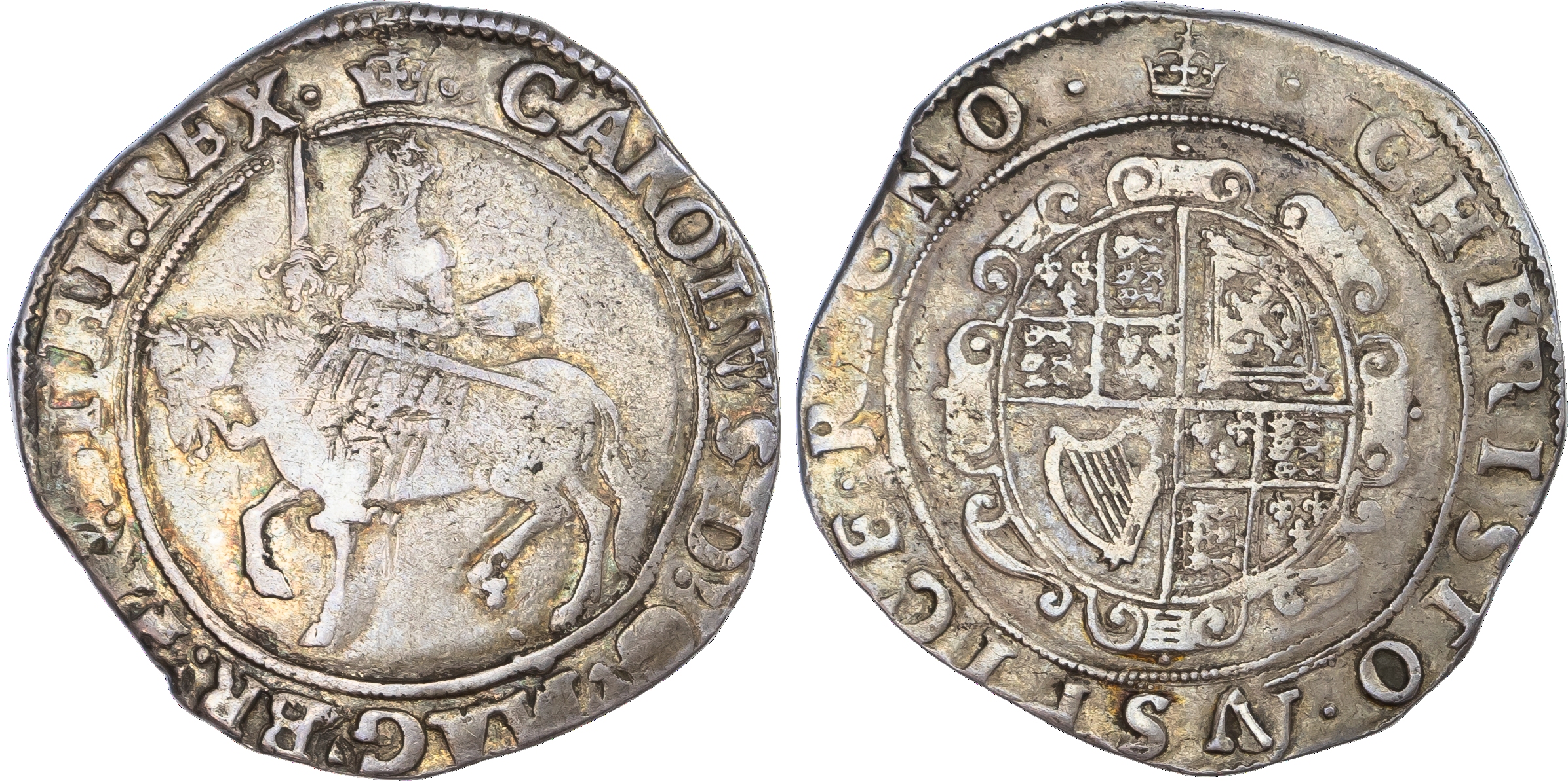 Charles I (1625 ‑1649), AR Halfcrown, 14.95gm., Tower Mint,