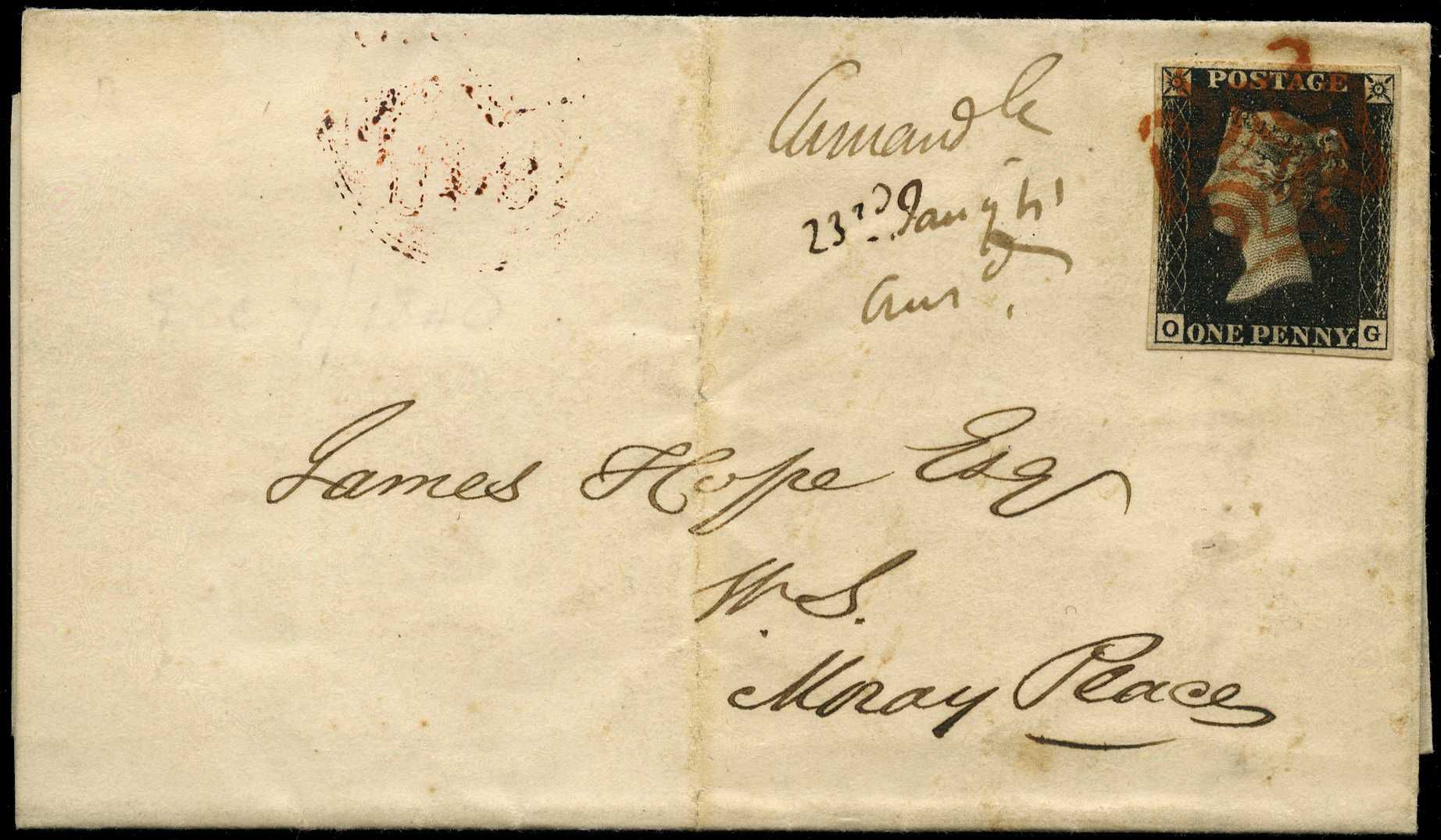 1841 entire letter from Edinburgh...