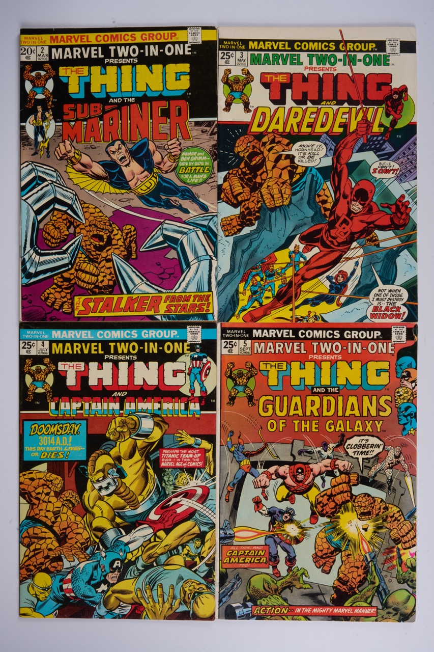 Marvel Two-In-One Present The Thing And... (Marvel Comics, 1973-77) Bundle of 28