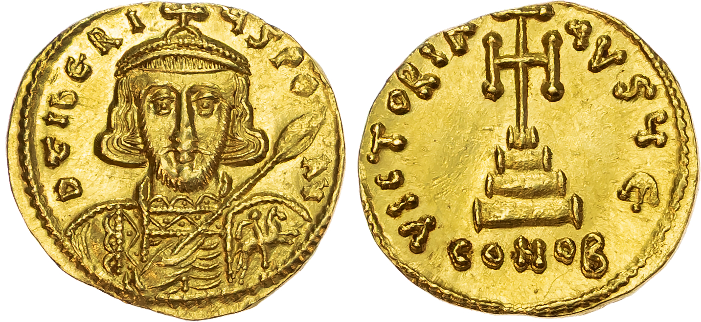 Tiberius III (AD 698-705) AV Solidus, Constantinople, 4.41g.
