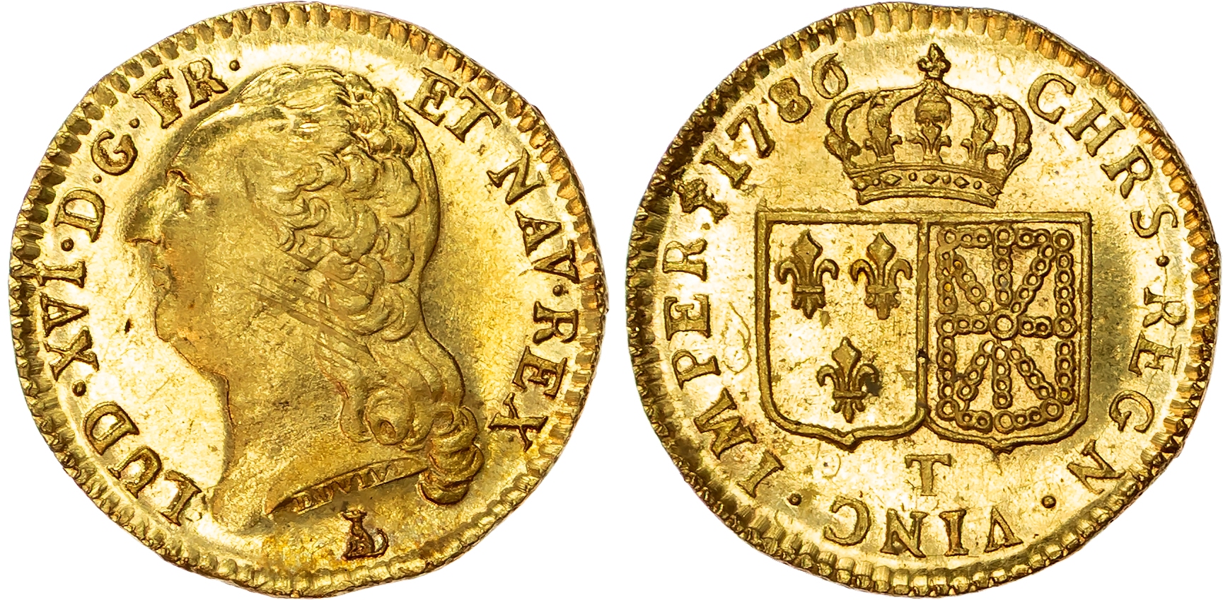 France, Louis XVI (1774-1793), Louis d’Or, 1786 T
