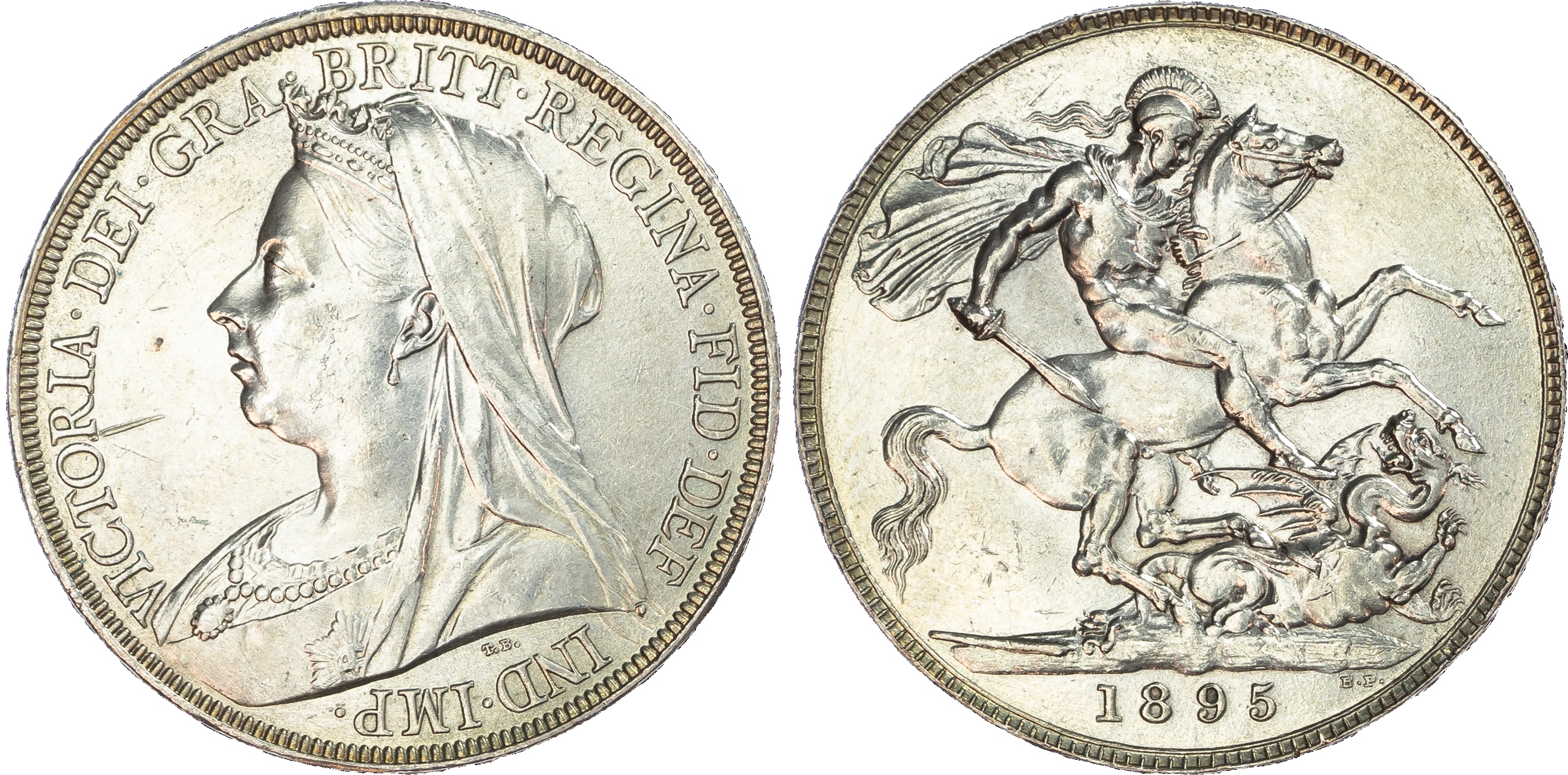 Victoria (1837‑1901), Crown, 1895, LVIII.