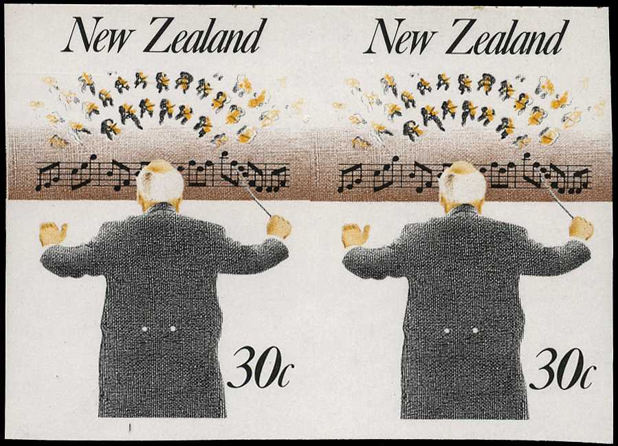 1986 30ct Music imperforate horizontal...
