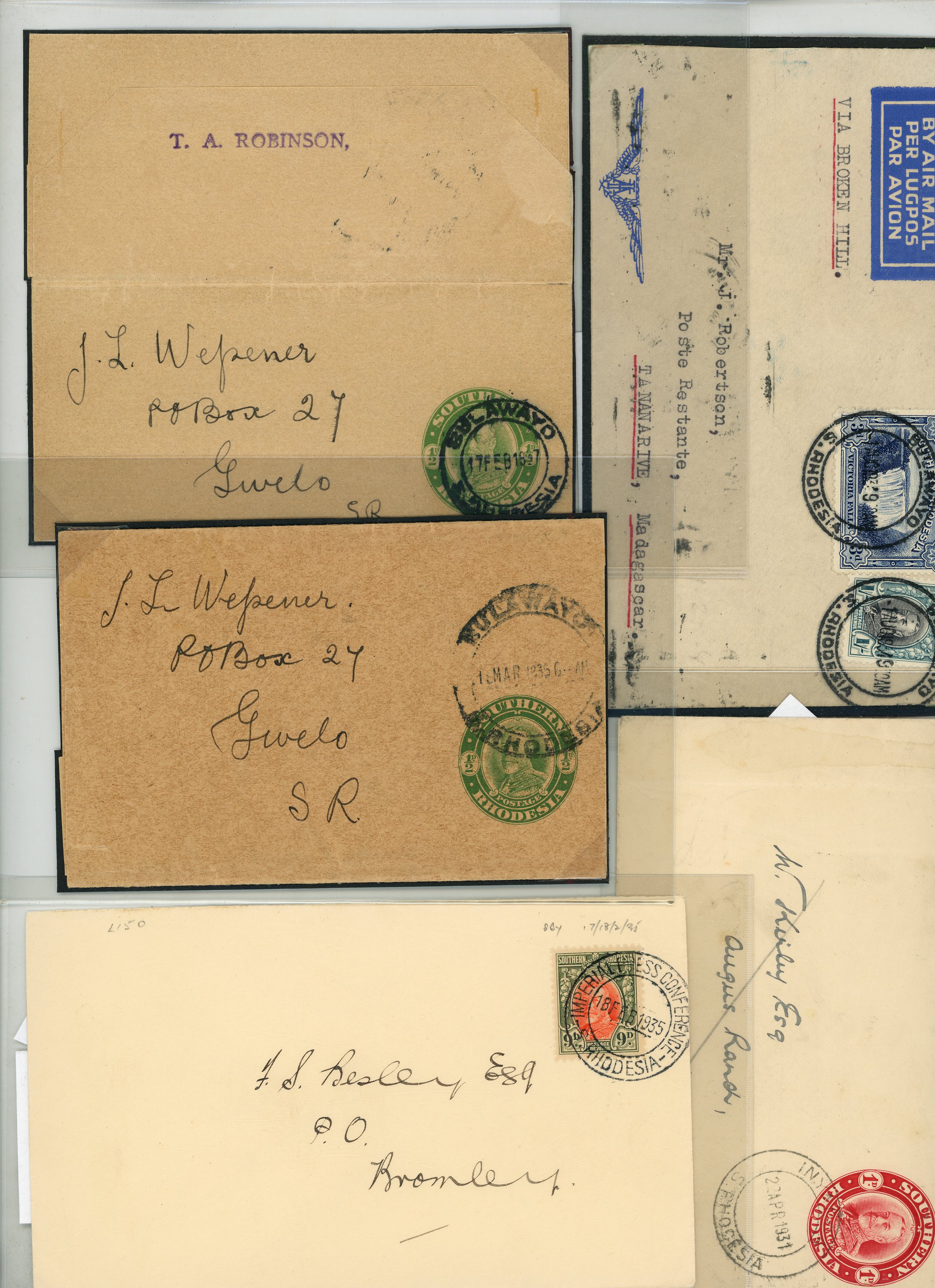 Postal history accumulation